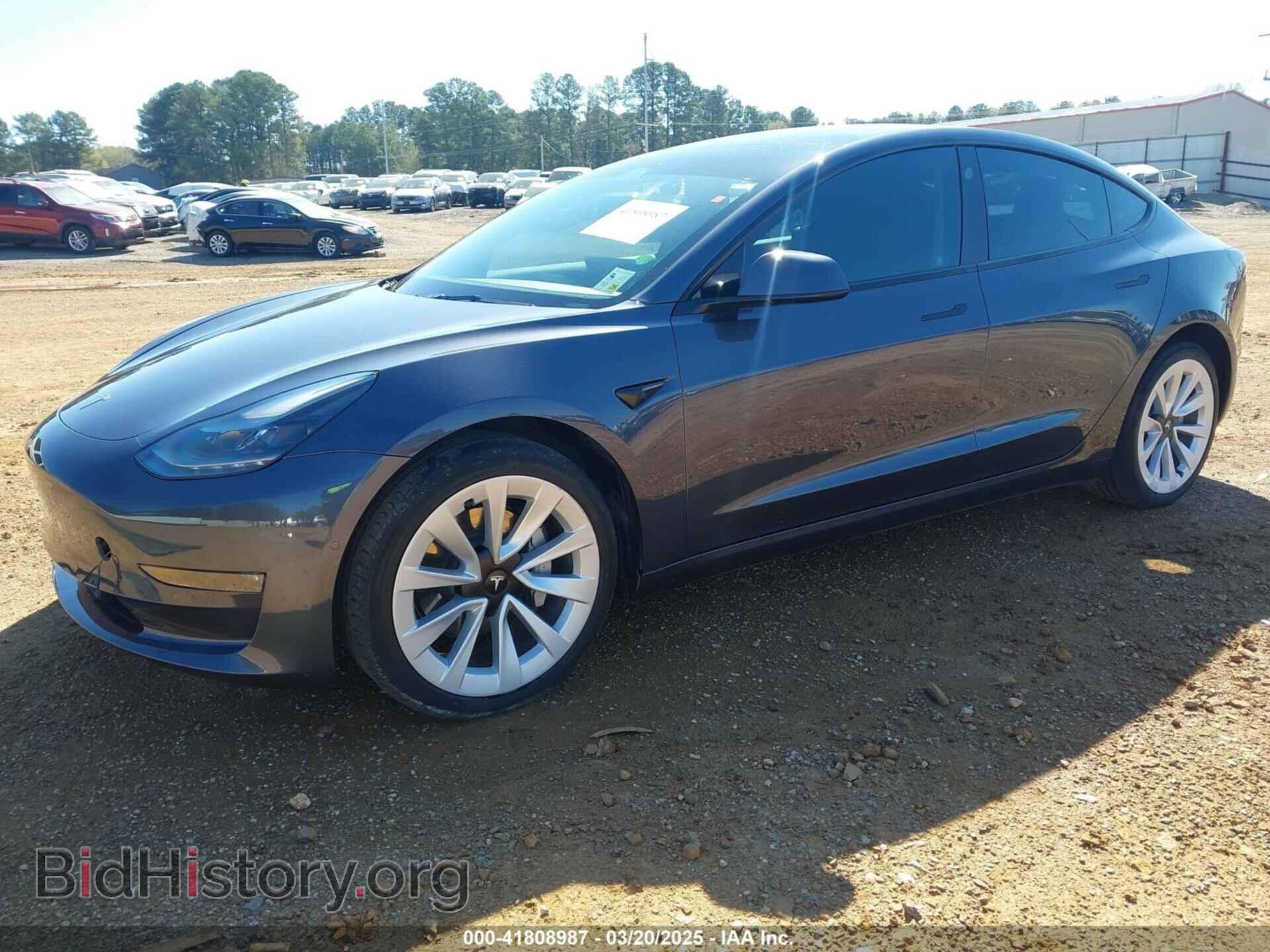 2022 TESLA MODEL 3 - VIN: 5YJ3E1EB3NF309632 - Фото 2