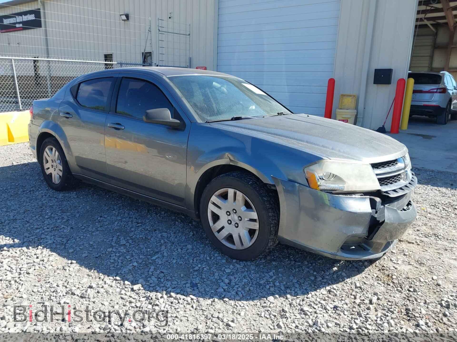 Photo 1C3CDZAB8CN199624 - DODGE AVENGER 2012