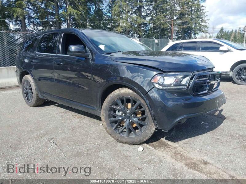 2015 Dodge DURANGO SXT (VIN 1C4RDHAG1FC100637) — photo 1 of 16, IAAI, damage: front end