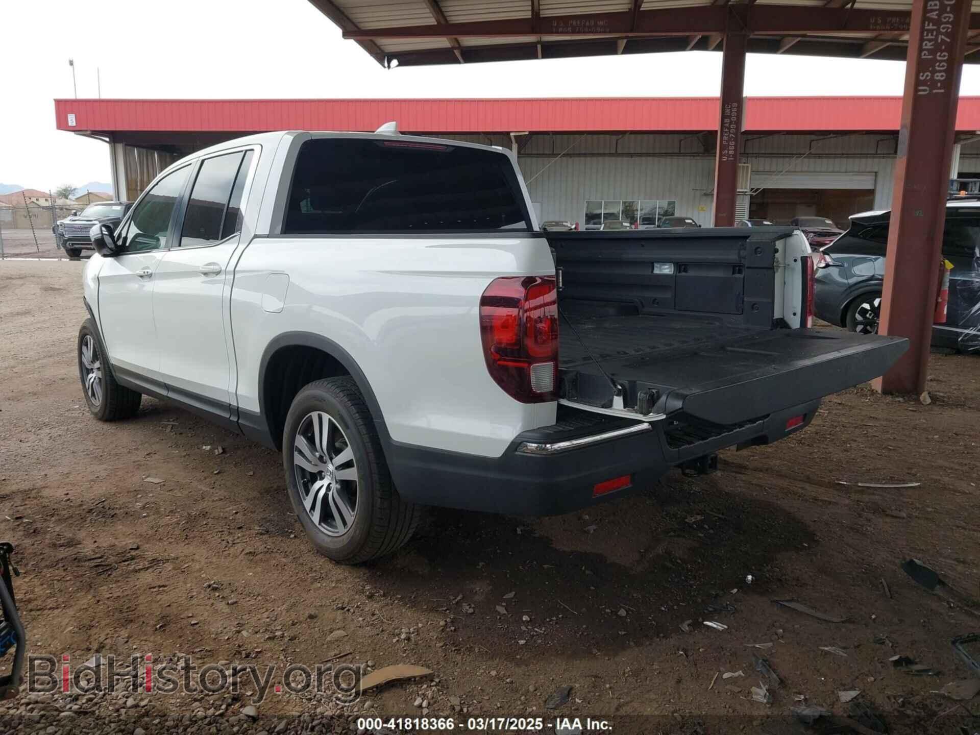 2017 HONDA RIDGELINE - VIN: 5FPYK3F45HB037588 - Фото 3