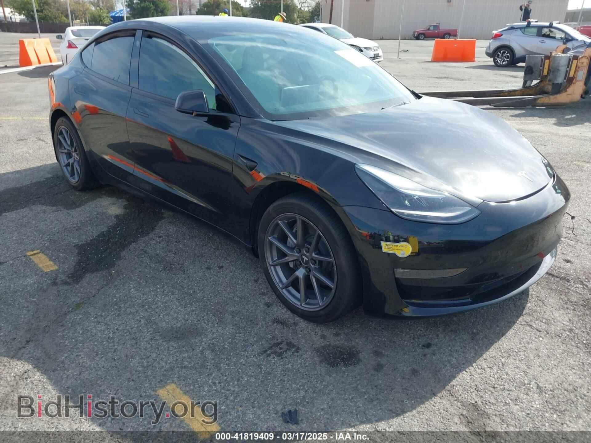 Photo 5YJ3E1EB6NF233131 - TESLA MODEL 3 2022