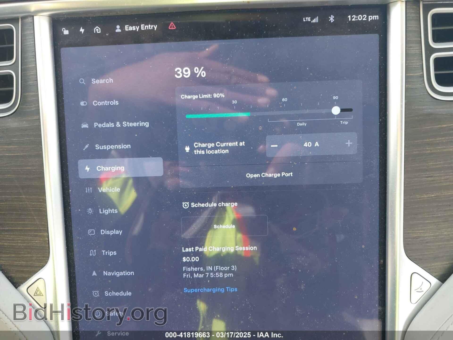 2014 TESLA MODEL S - VIN: 5YJSA1H14EFP41236 - Фото 17
