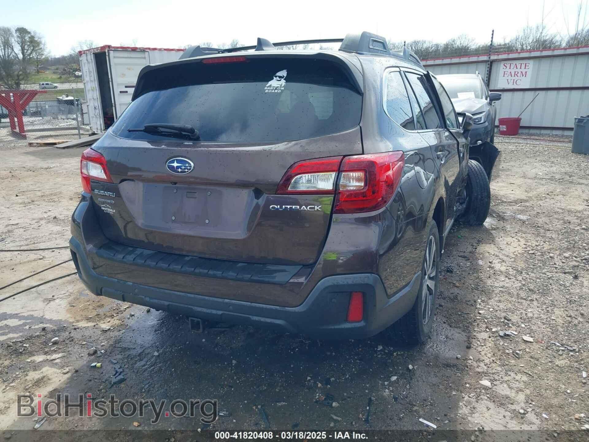 2019 SUBARU OUTBACK - VIN: 4S4BSANC7K3249727 - Фото 4