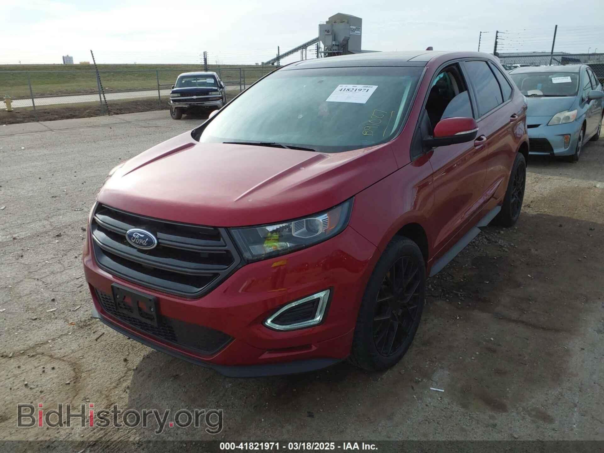 2015 FORD EDGE - VIN: 2FMTK4AP7FBB91087 - Фото 2