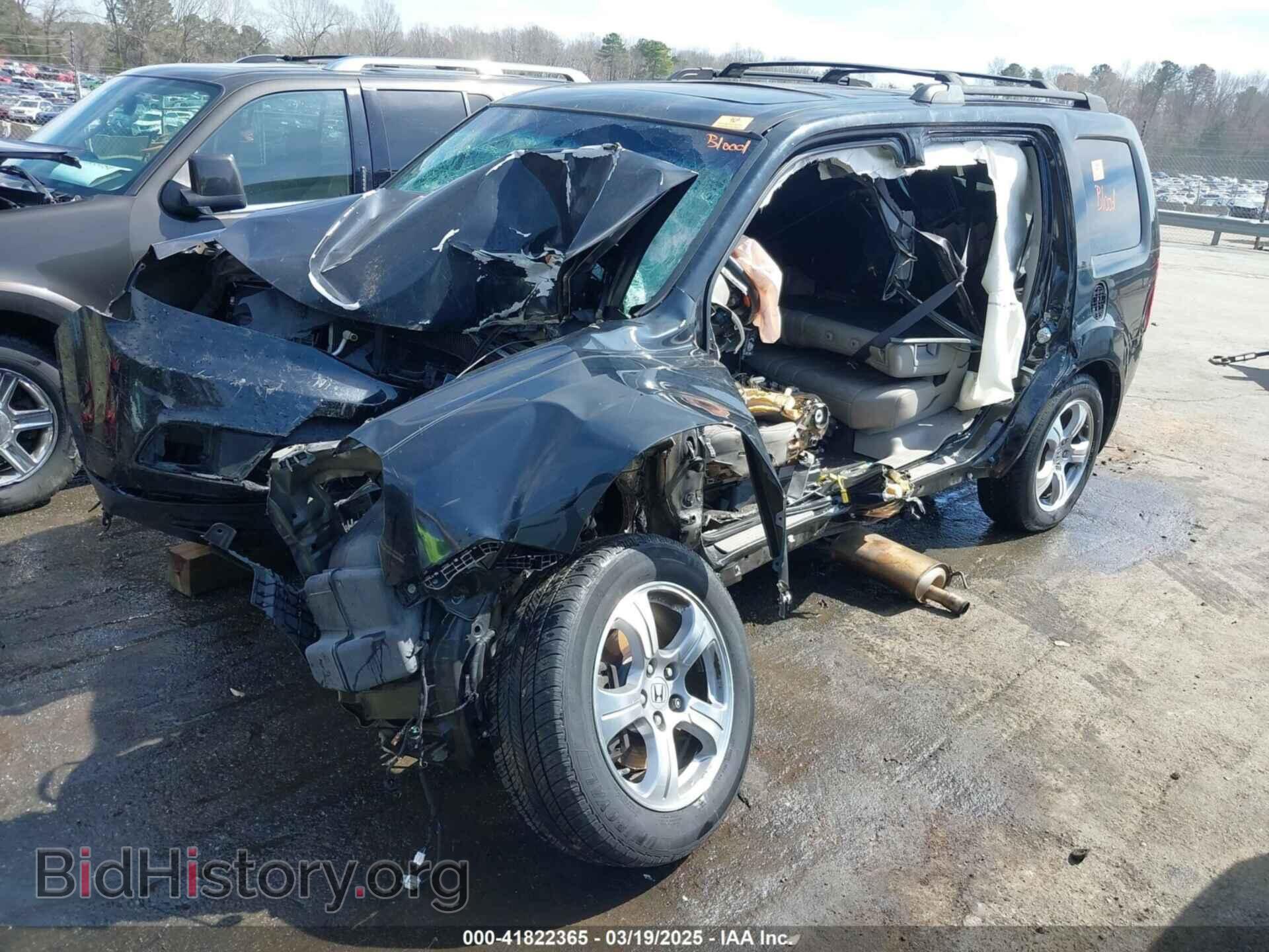 2013 HONDA PILOT - VIN: 5FNYF4H54DB014273 - Фото 2