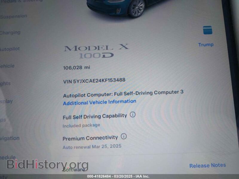 2019 Tesla MODEL X (VIN 5YJXCAE24KF153488) — photo 7 of 19