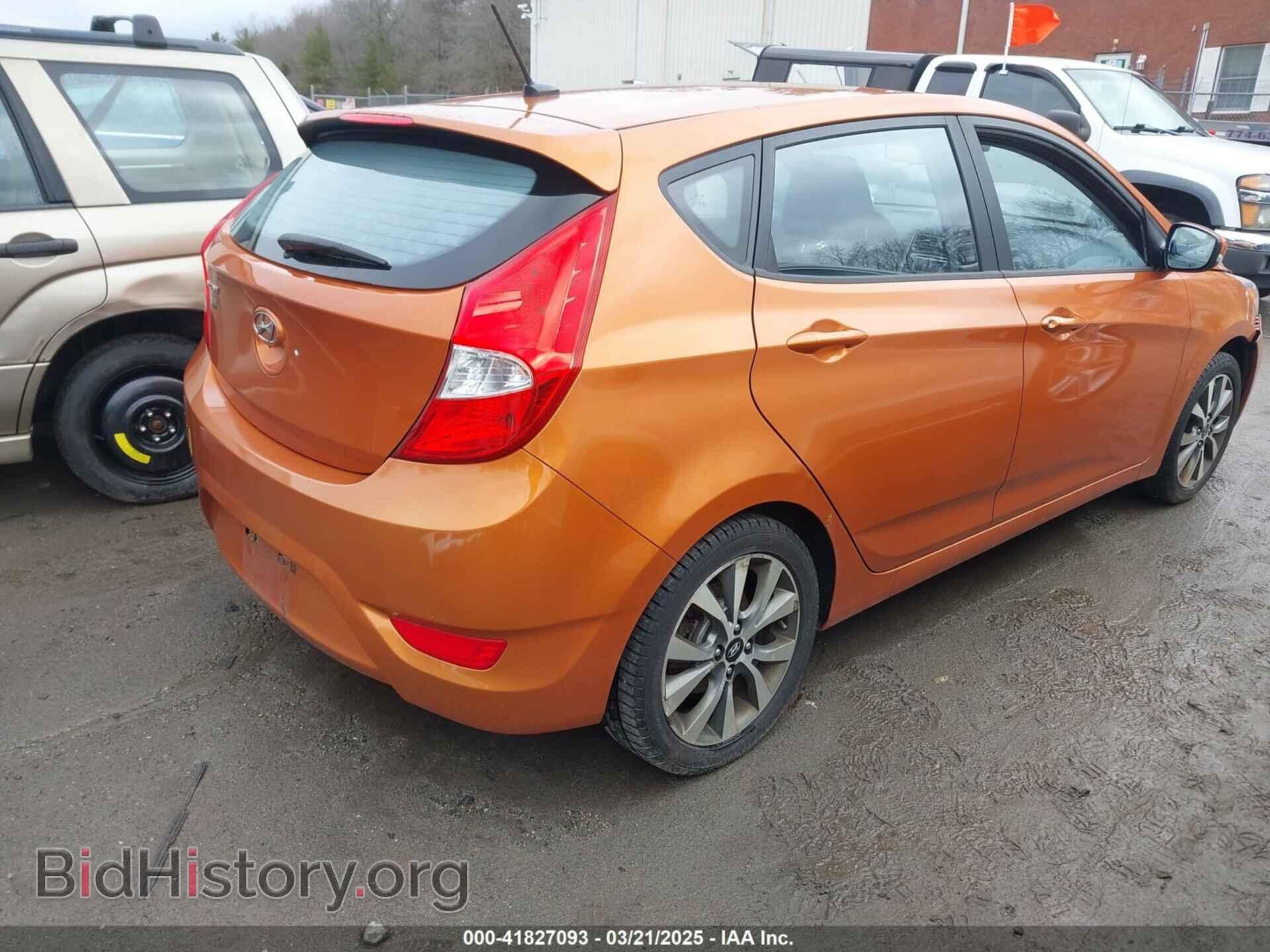 2015 HYUNDAI ACCENT - VIN: KMHCU5AE3FU205849 - Фото 4