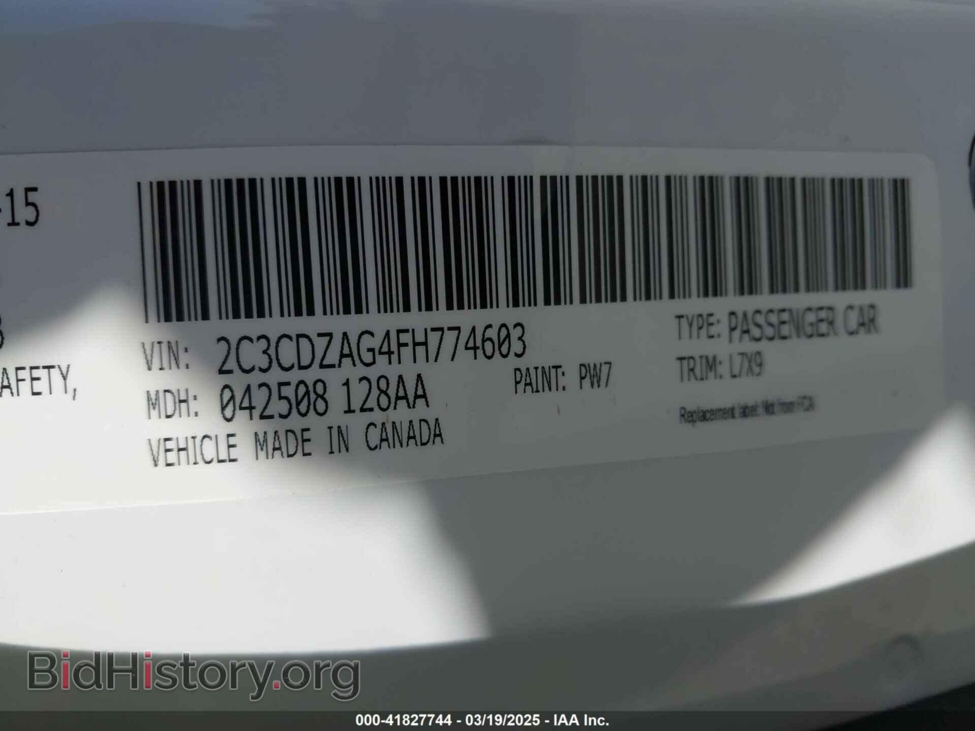 2015 DODGE CHALLENGER - VIN: 2C3CDZAG4FH774603 - Фото 9