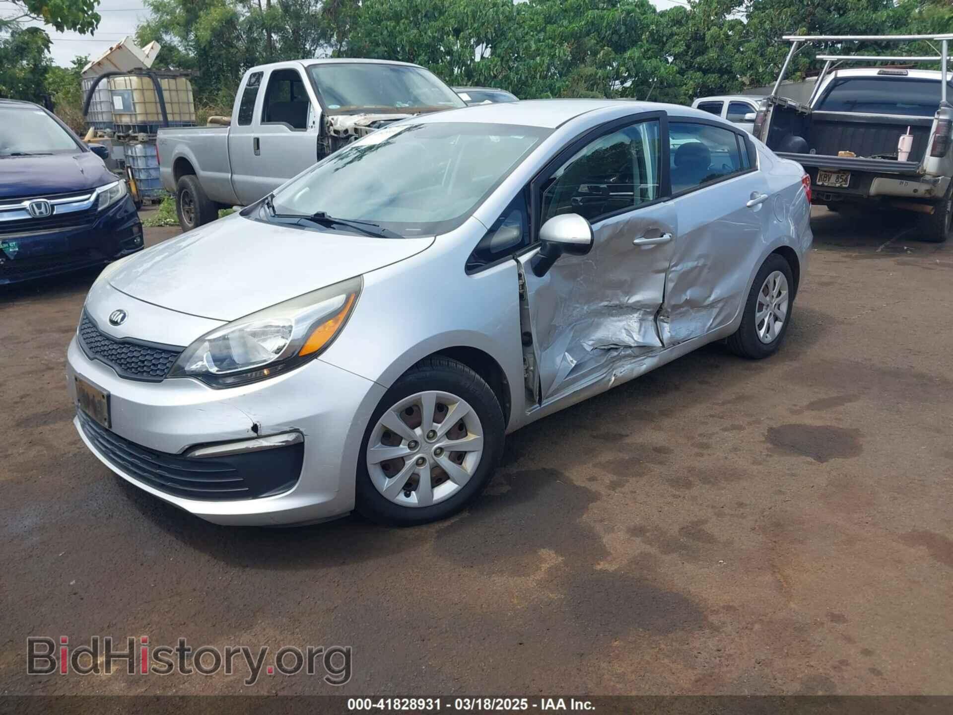 2016 KIA RIO - VIN: KNADM4A33G6638575 - Фото 2