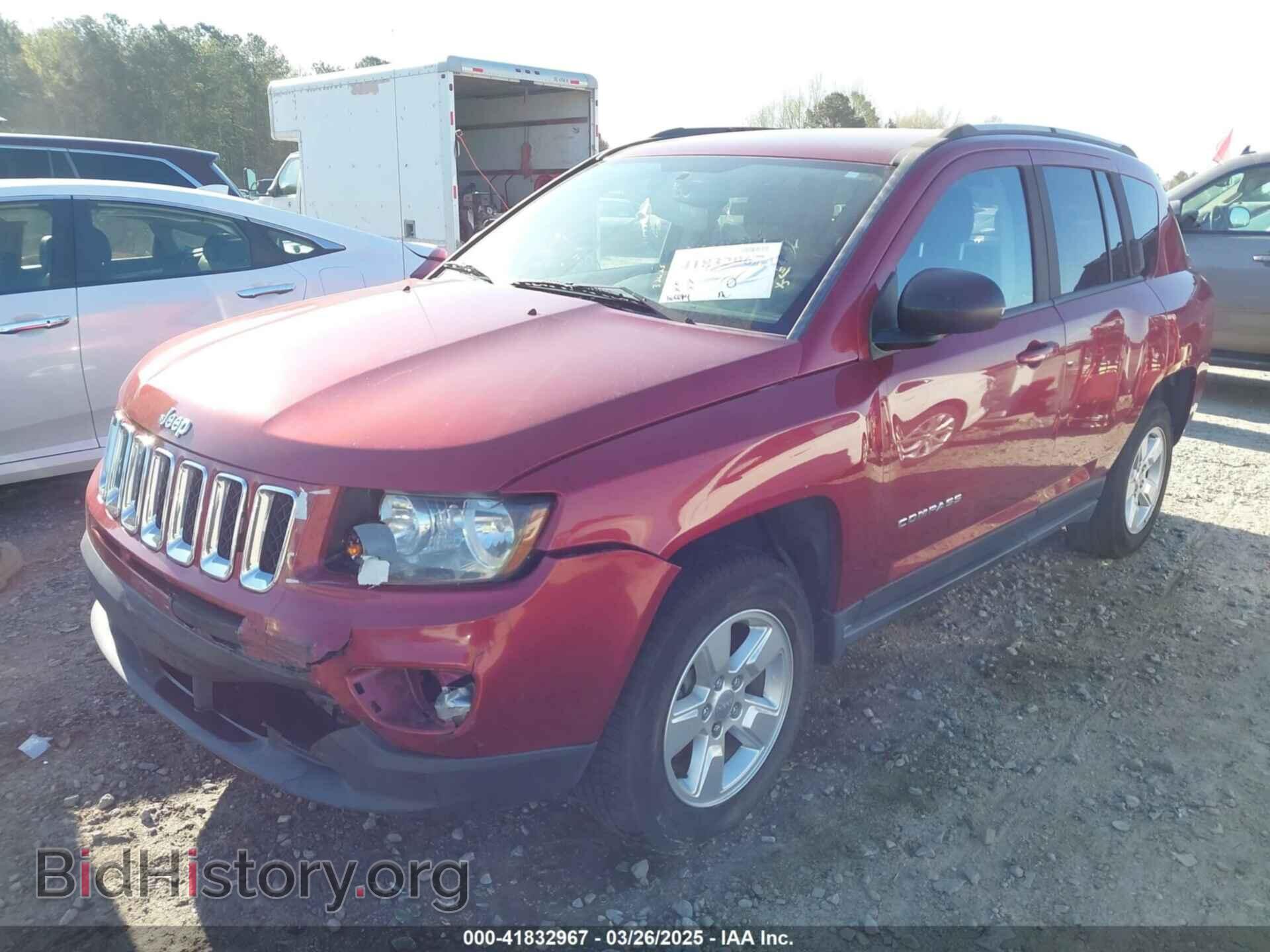 2016 JEEP COMPASS - VIN: 1C4NJCBBXGD732464 - Фото 2