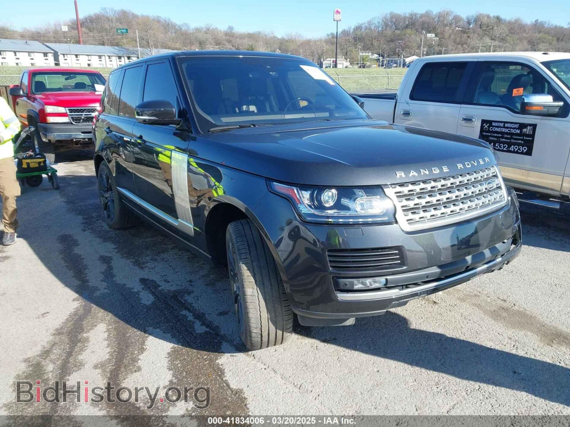 Фотография SALGS2EF9GA317029 - LAND ROVER RANGE ROVER 2016