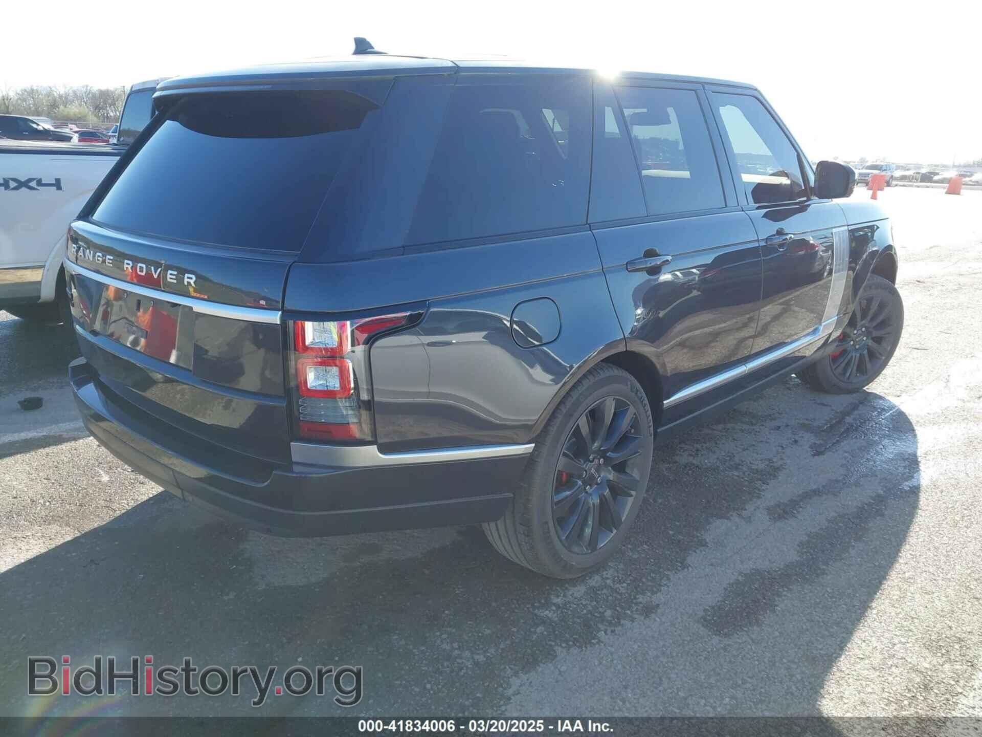 2016 LAND ROVER RANGE ROVER - VIN: SALGS2EF9GA317029 - Фото 4