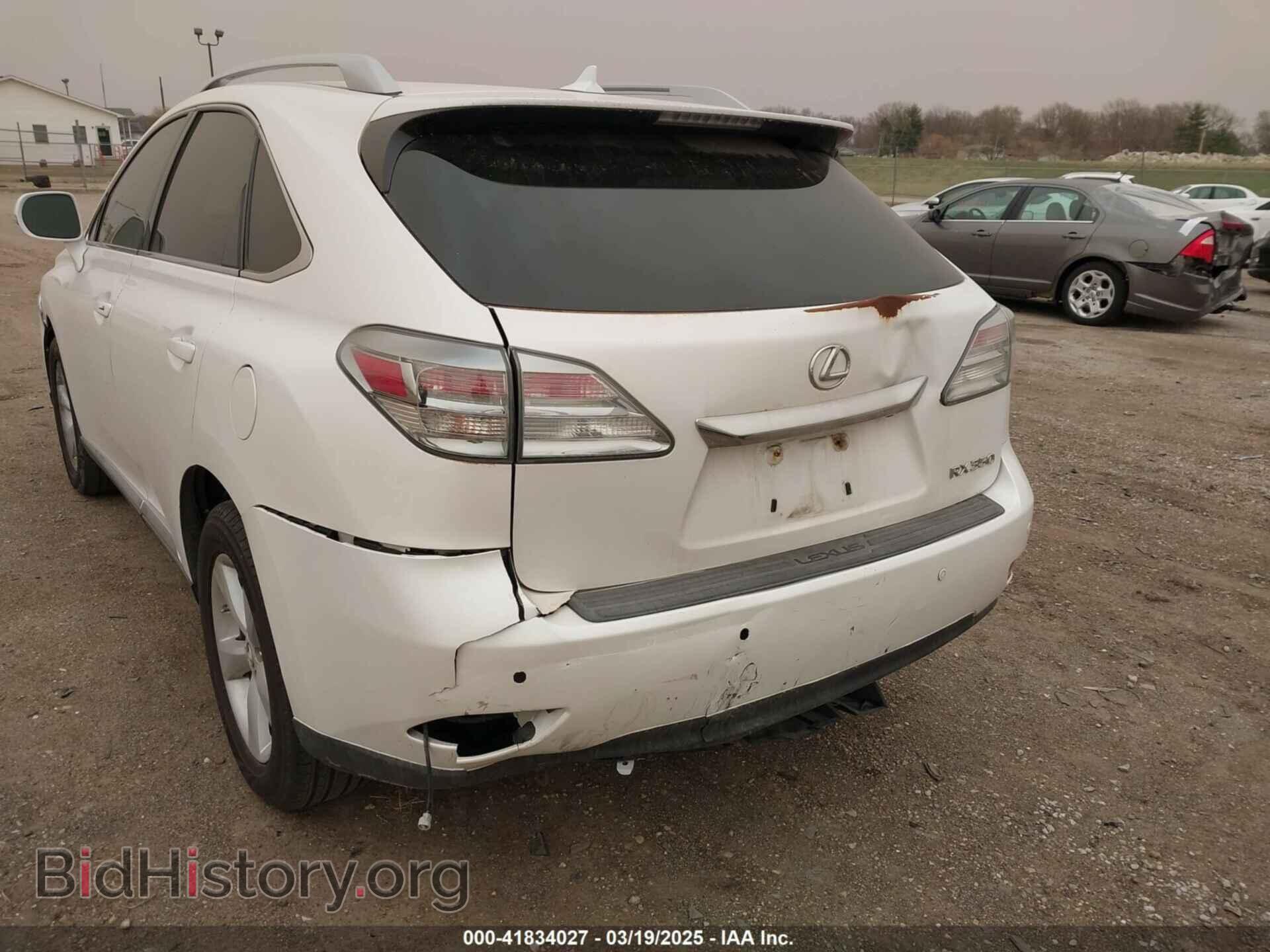 2012 LEXUS RX 350 - VIN: 2T2BK1BA5CC123975 - Фото 6