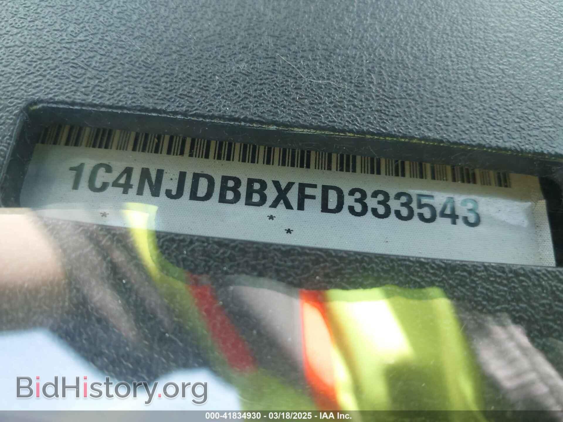 2015 JEEP COMPASS - VIN: 1C4NJDBBXFD333543 - Фото 9