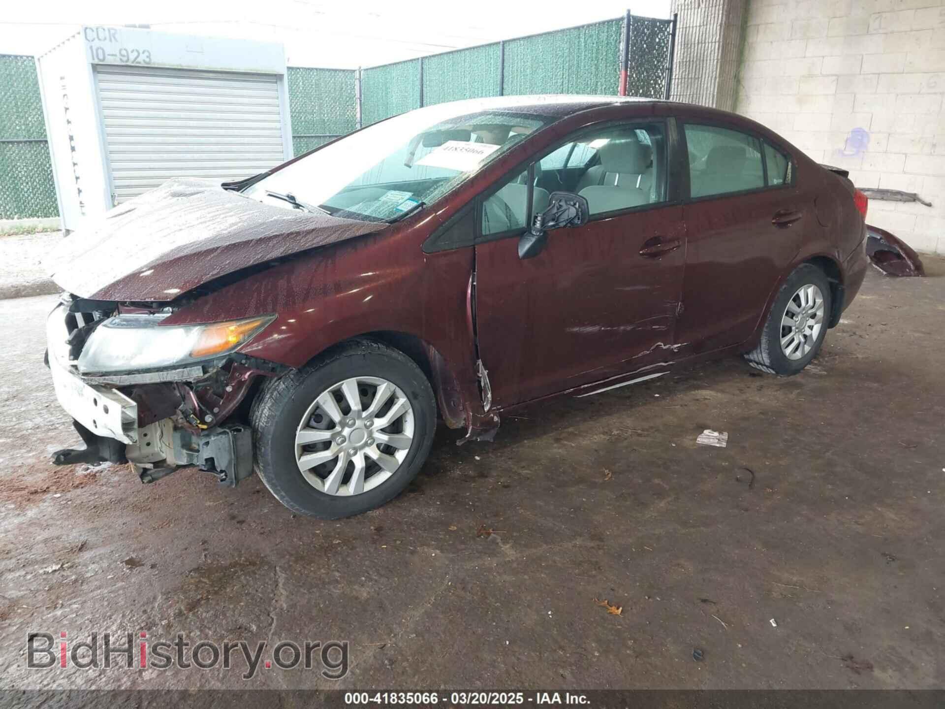 2012 HONDA CIVIC - VIN: 19XFB2F55CE364123 - Фото 2