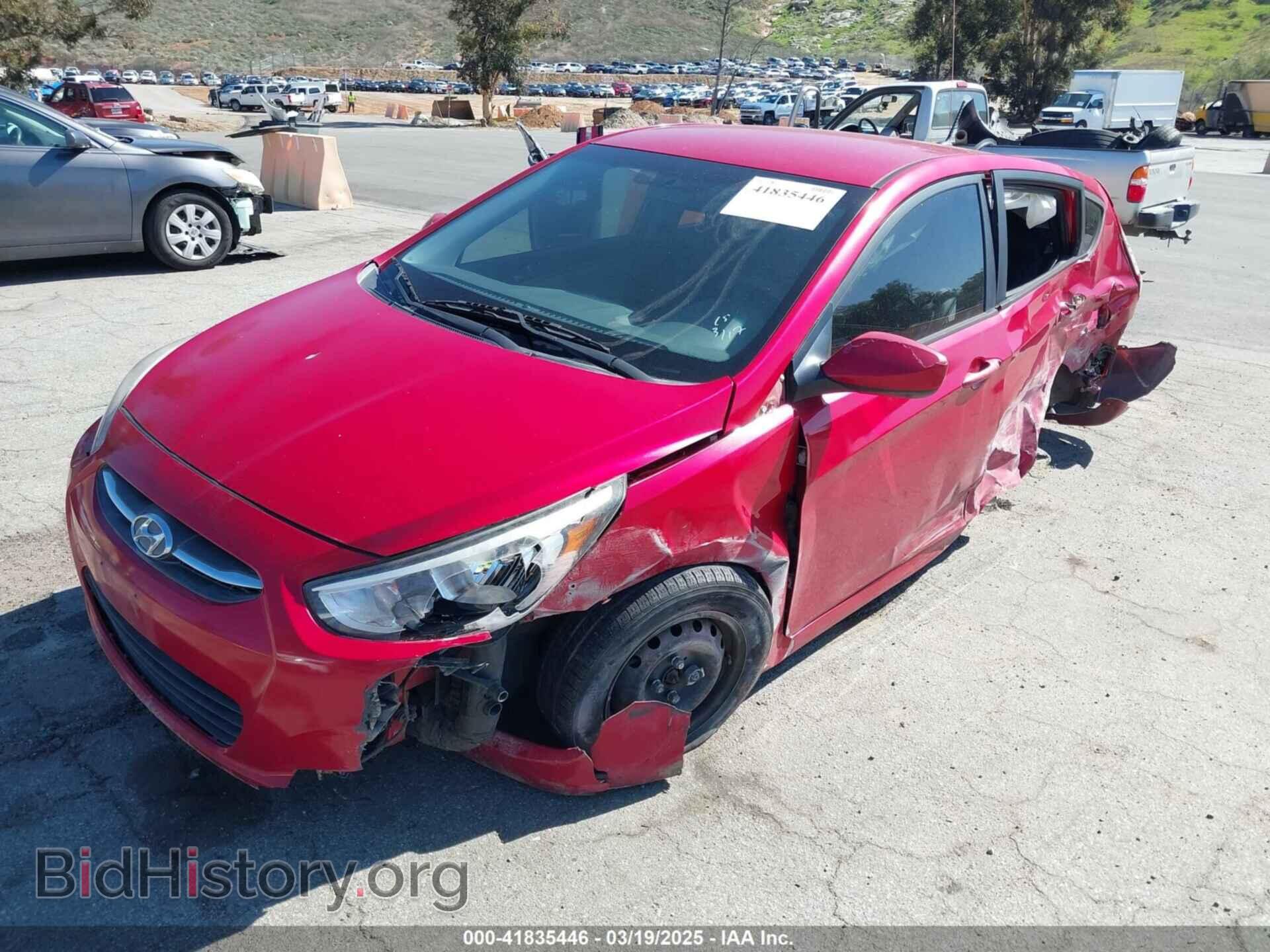 2016 HYUNDAI ACCENT - VIN: KMHCT5AE6GU249686 - Фото 2