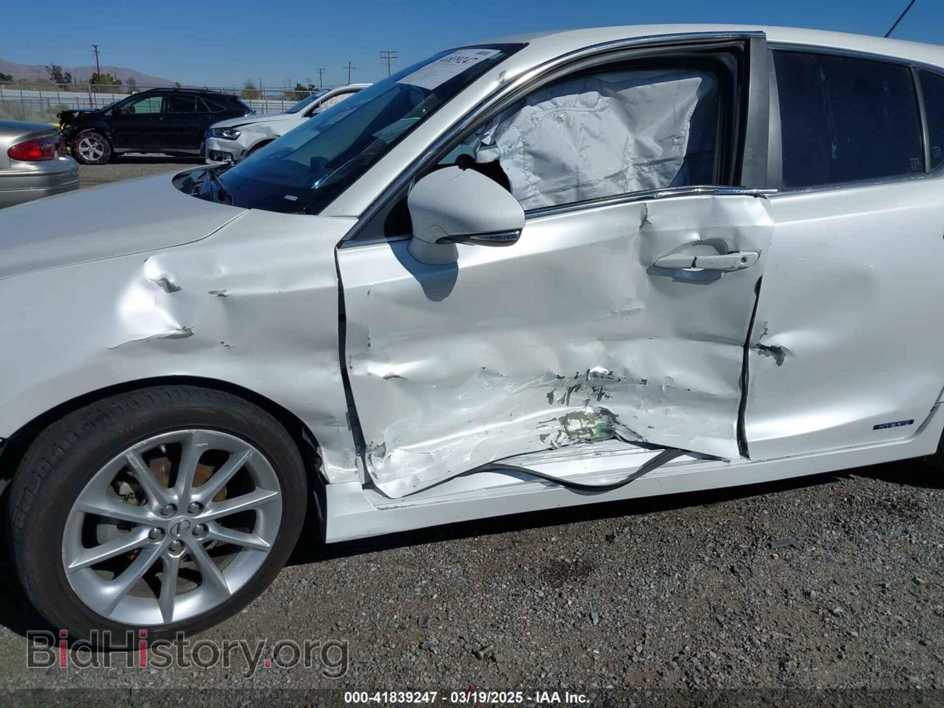2012 LEXUS CT 200H - VIN: JTHKD5BH3C2122050 - Фото 6