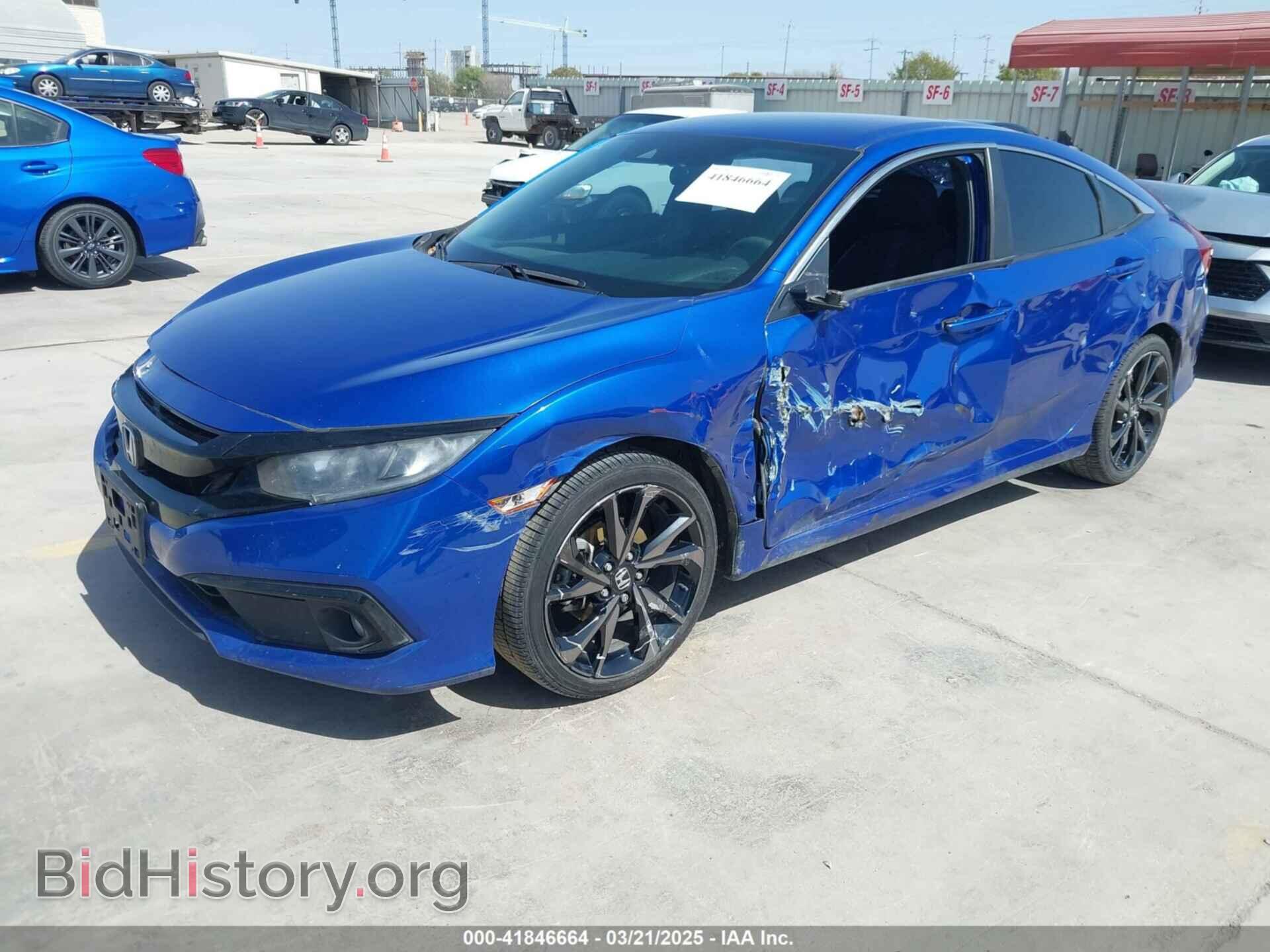 2019 HONDA CIVIC - VIN: 2HGFC2E89KH566573 - Фото 2