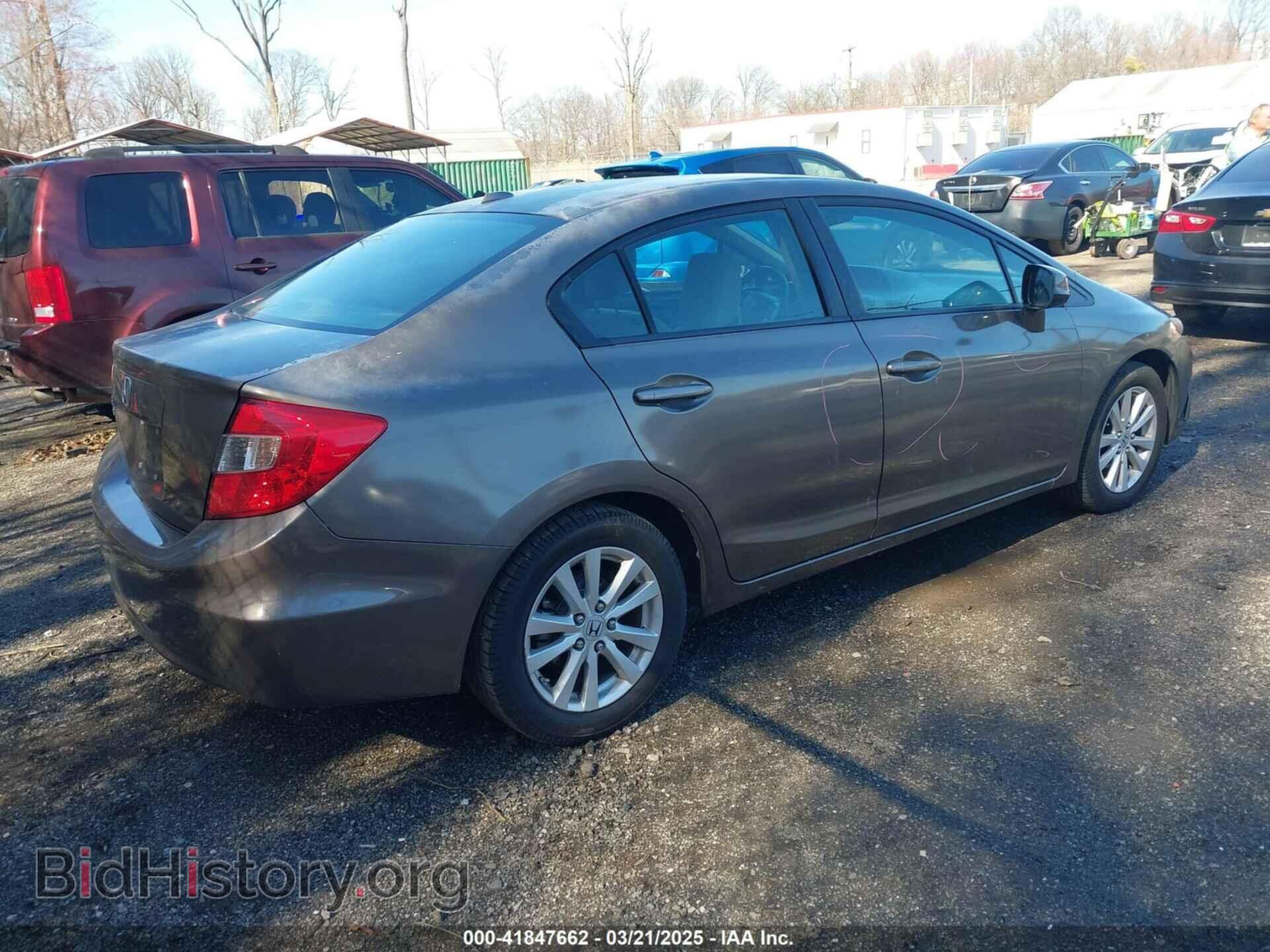 2012 HONDA CIVIC - VIN: 2HGFB2F83CH537184 - Фото 4