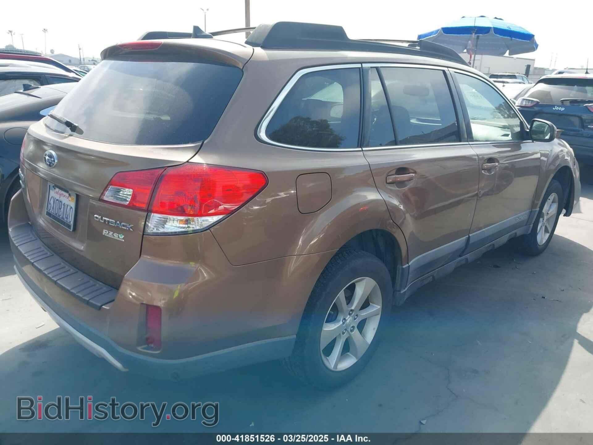 2013 SUBARU OUTBACK - VIN: 4S4BRBLC7D3205525 - Фото 4