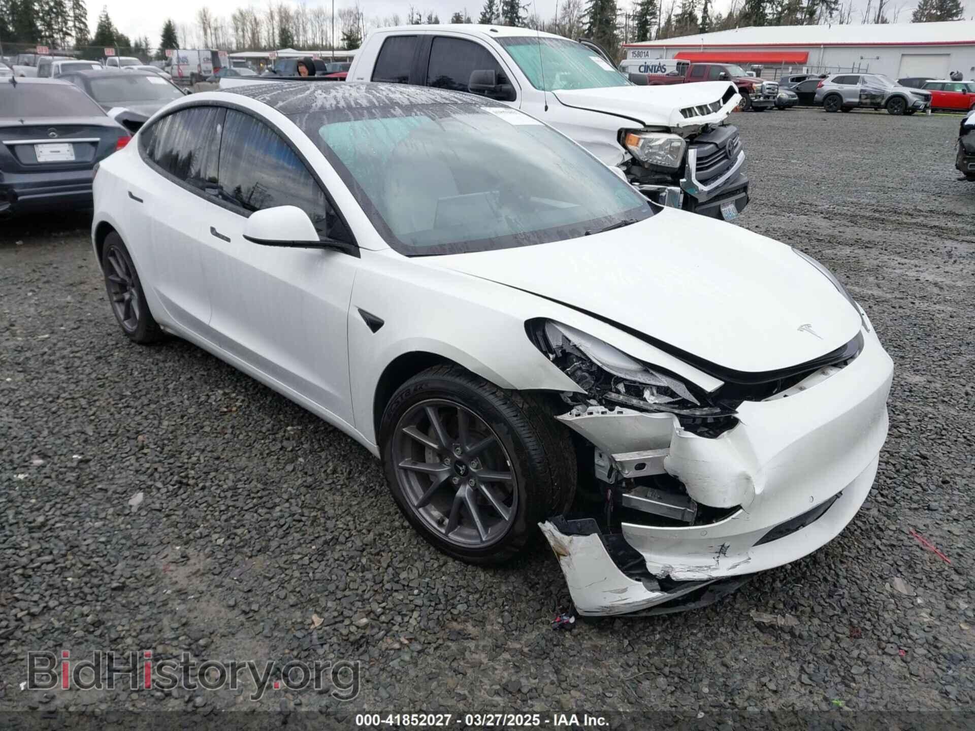 Photo 5YJ3E1EA4MF096048 - TESLA MODEL 3 2021