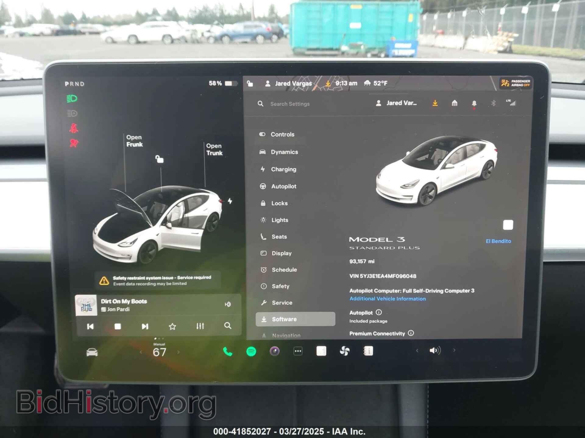 2021 TESLA MODEL 3 - VIN: 5YJ3E1EA4MF096048 - Photo 18