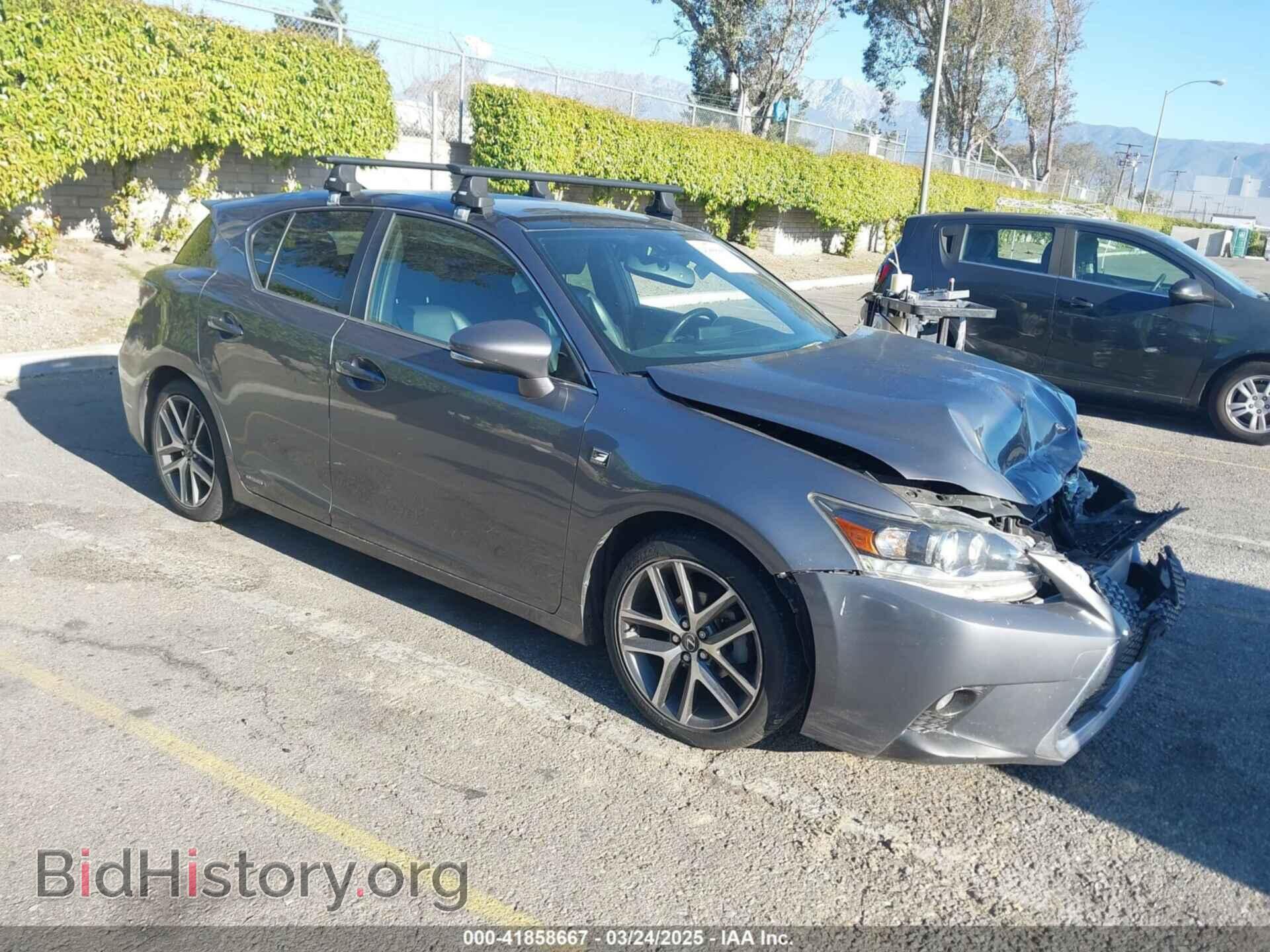 Photo JTHKD5BH4G2258564 - LEXUS CT 200H 2016