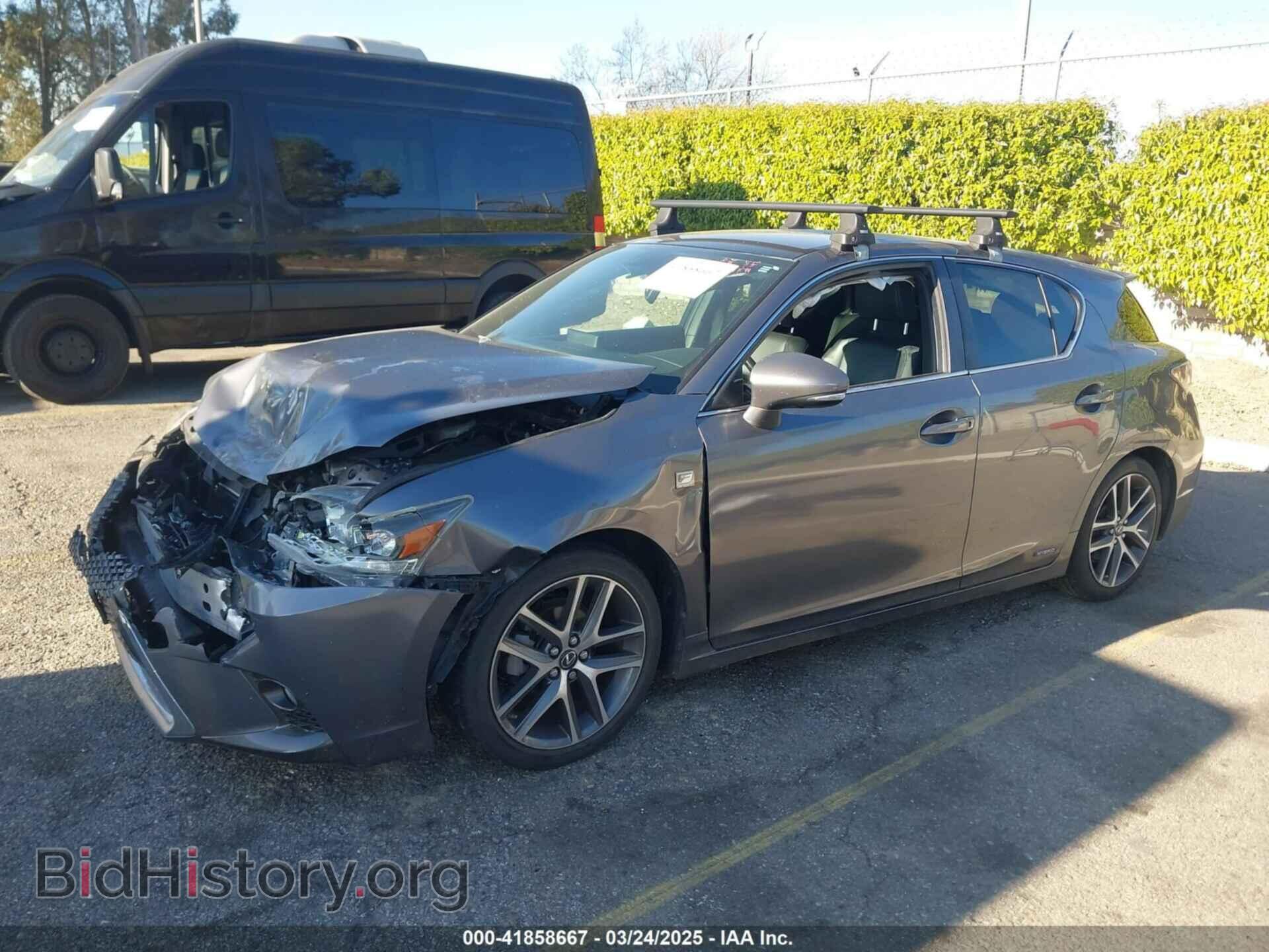2016 LEXUS CT 200H - VIN: JTHKD5BH4G2258564 - Photo 2