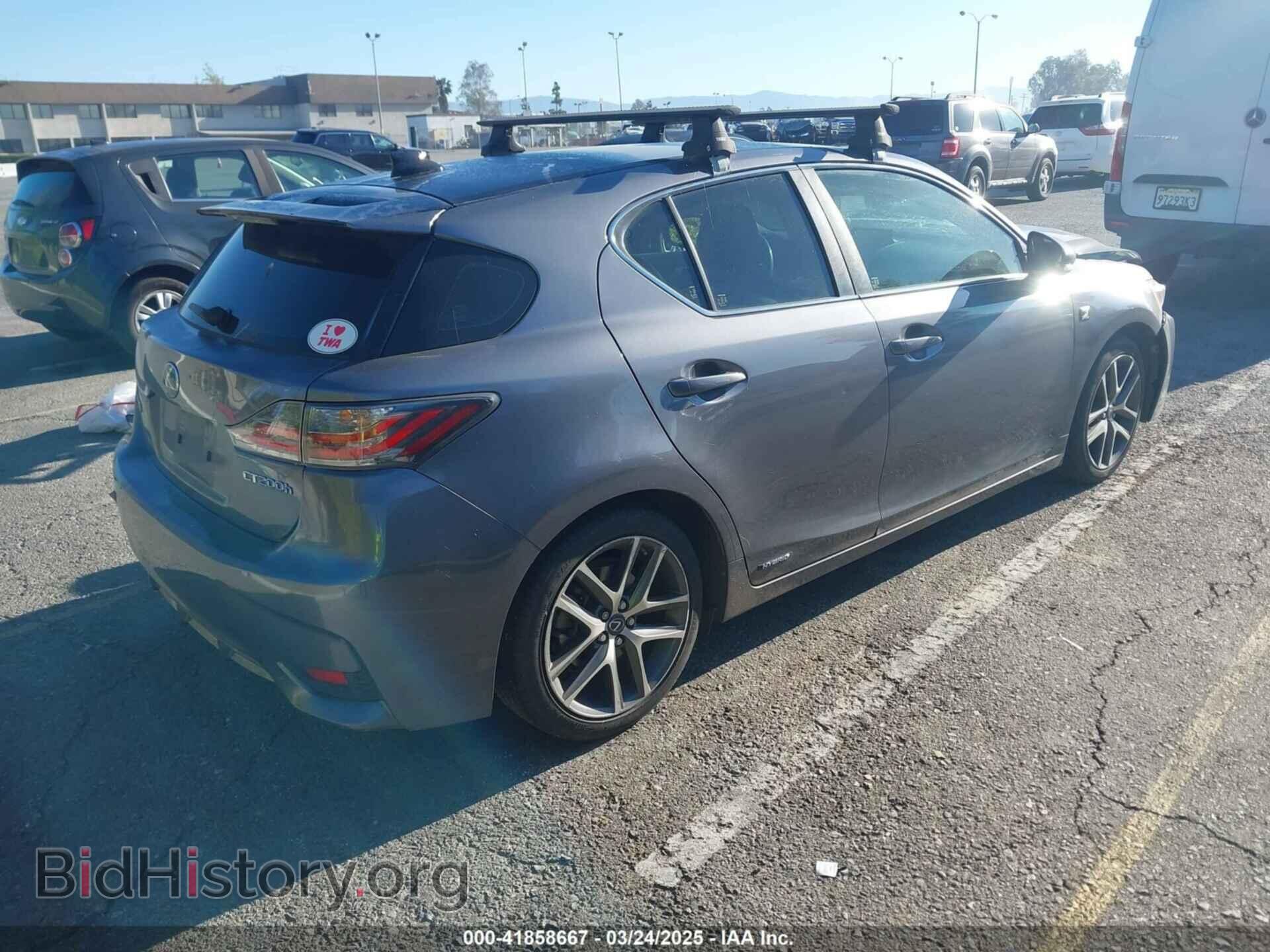 2016 LEXUS CT 200H - VIN: JTHKD5BH4G2258564 - Photo 4