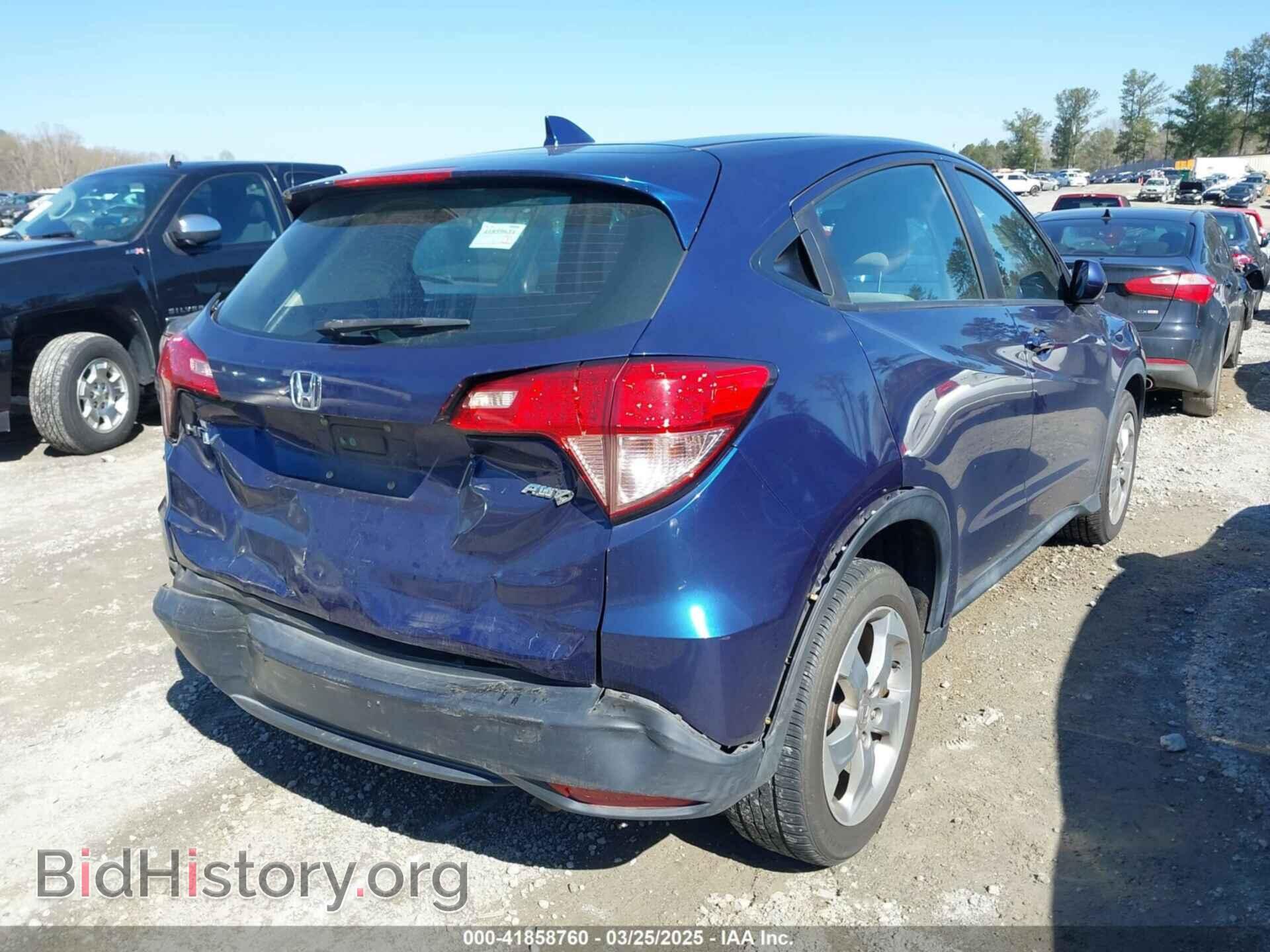 2017 HONDA HR-V - VIN: 3CZRU6H33HM703530 - Фото 4