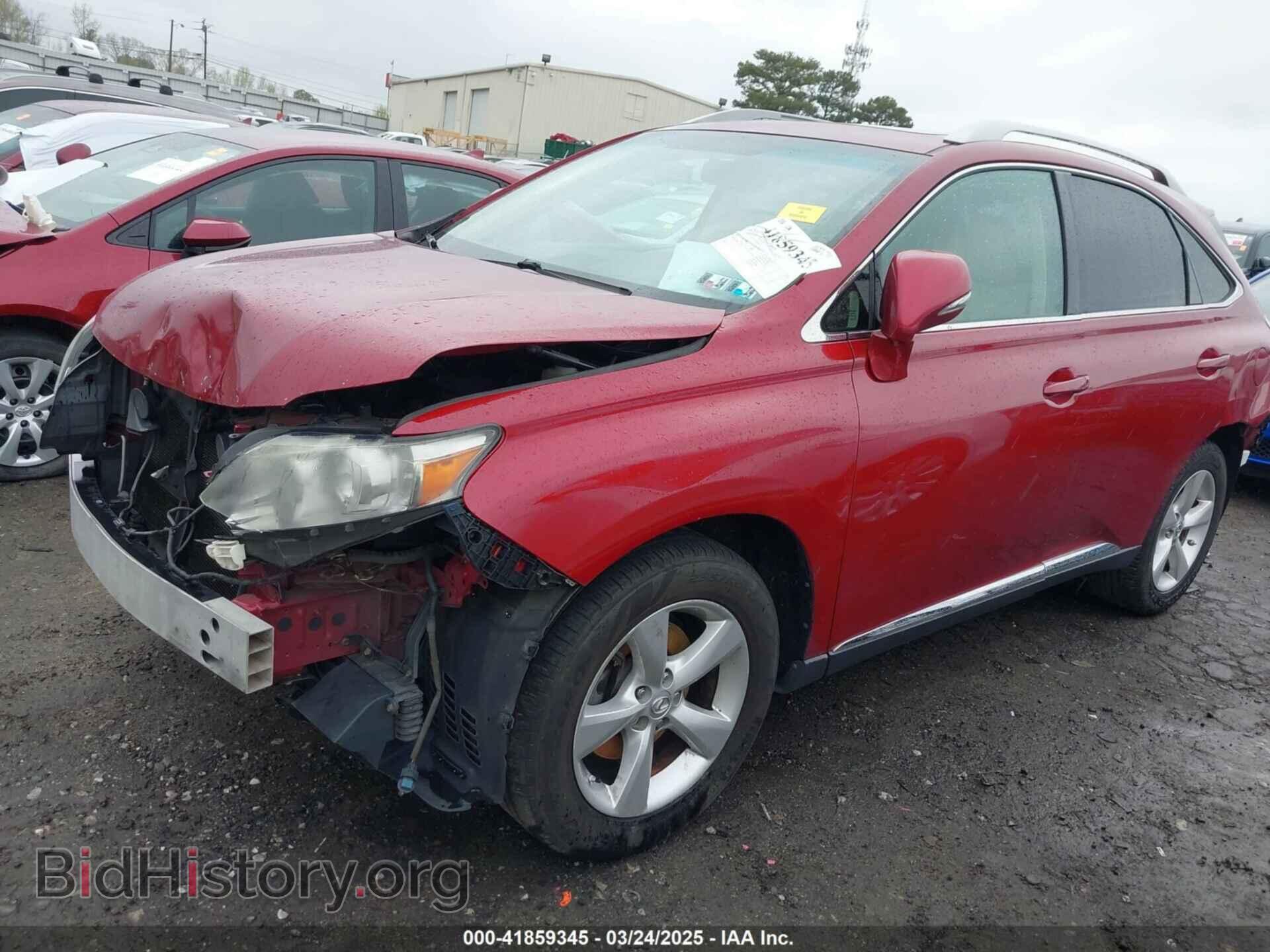 2011 LEXUS RX 350 - VIN: 2T2BK1BA7BC080934 - Фото 2