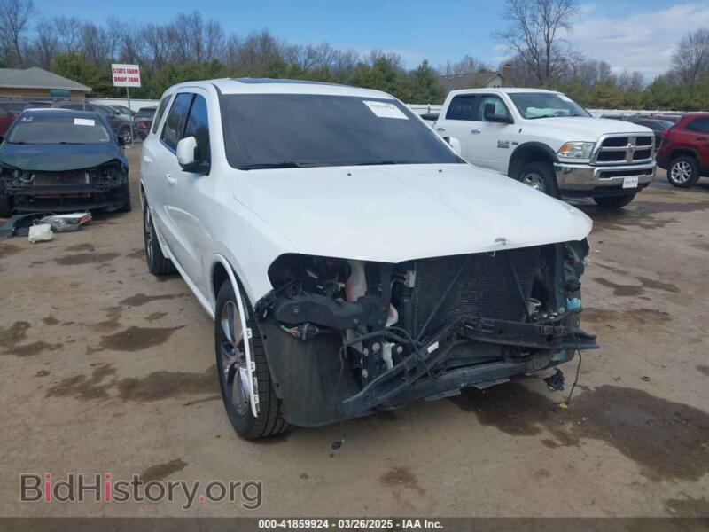 2014 Dodge DURANGO R/T (VIN 1C4SDJCT2EC595481) — фото 1 из 17, IAAI, повреждение: передняя часть