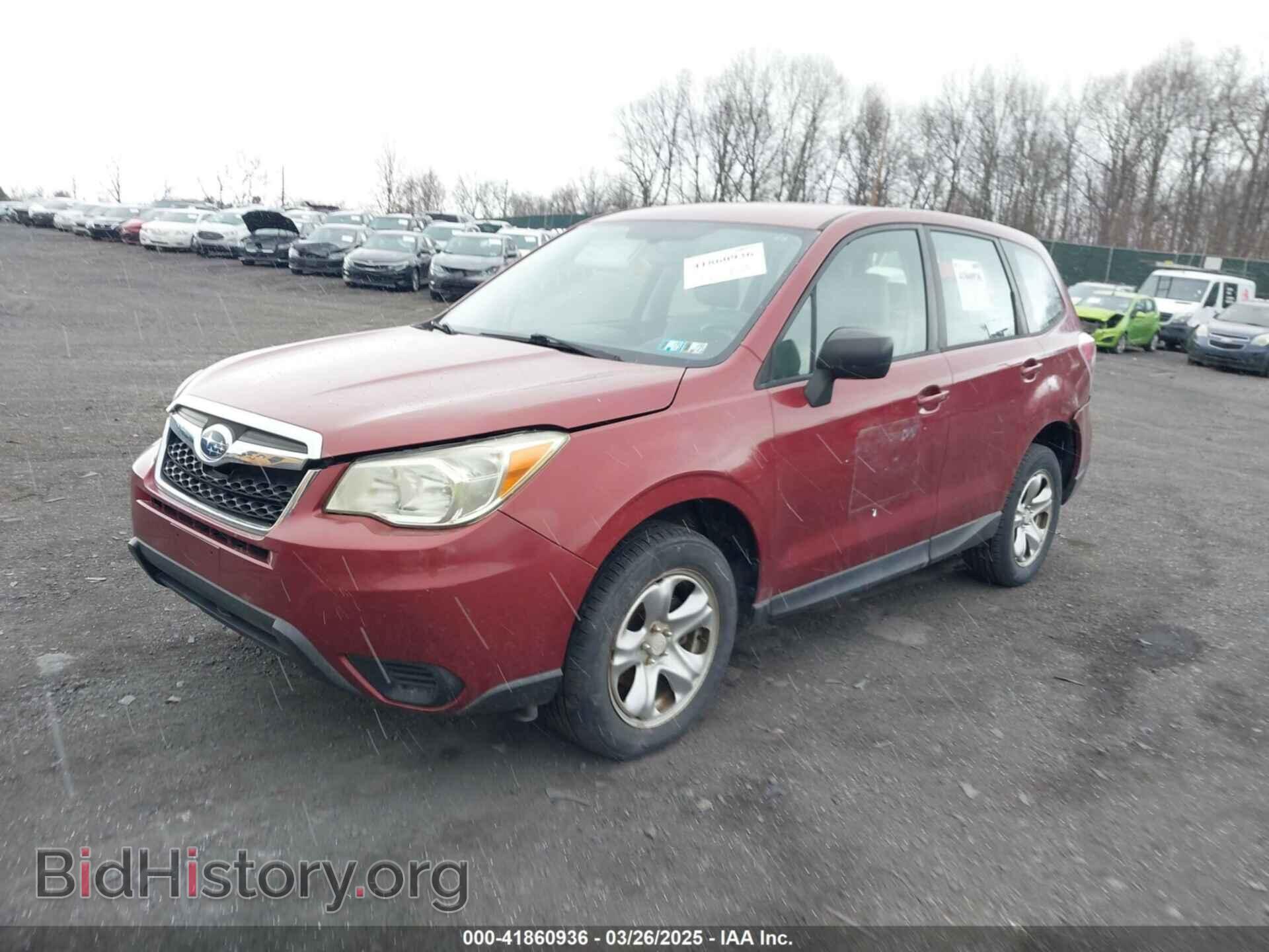 2014 SUBARU FORESTER - VIN: JF2SJAAC0EH442808 - Фото 2