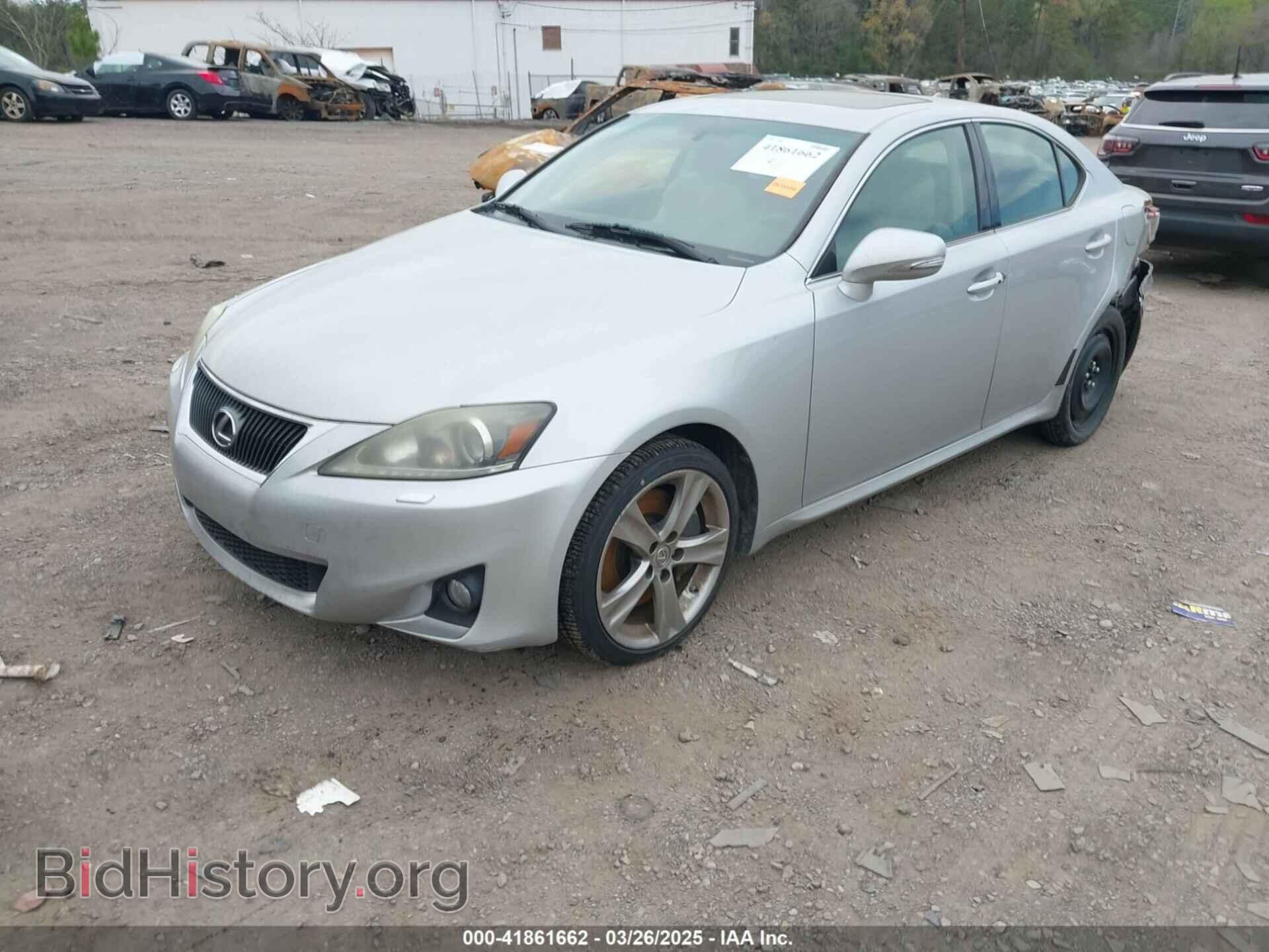 2011 LEXUS IS 350 - VIN: JTHBE5C23B5027203 - Photo 2