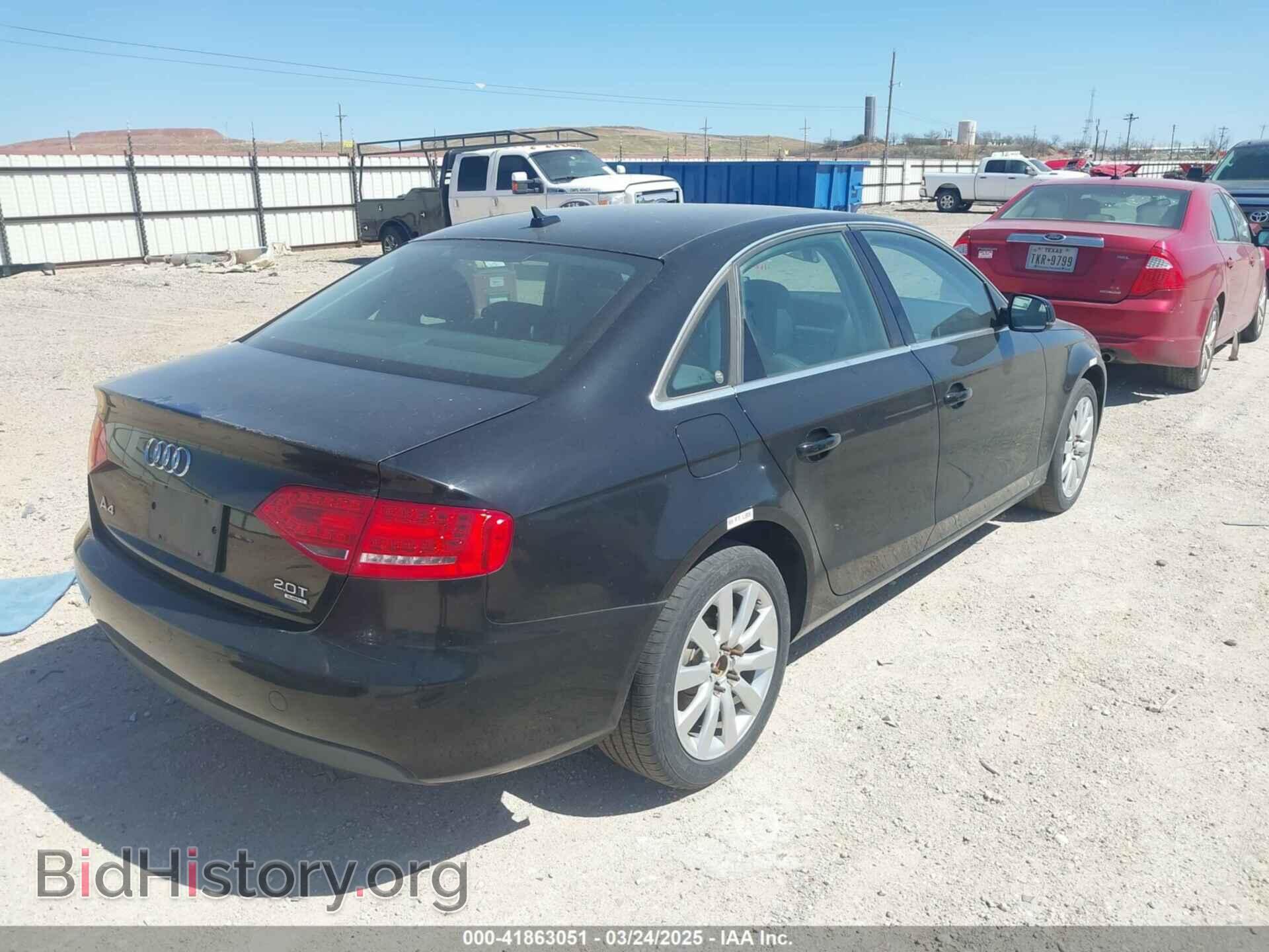 2012 AUDI A4 - VIN: WAUDFAFL0CN002410 - Фото 4
