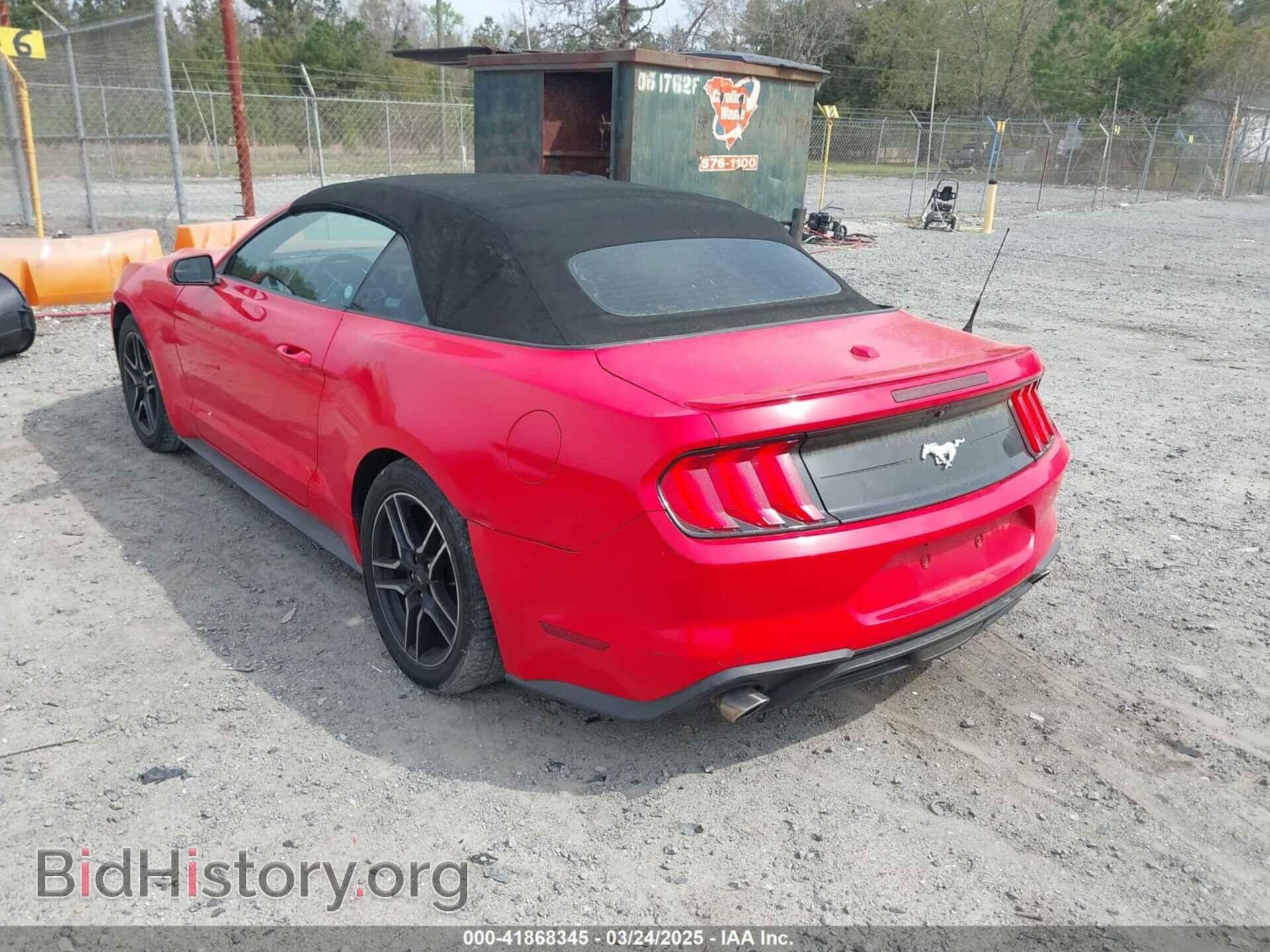 2018 FORD MUSTANG - VIN: 1FATP8UH3J5110137 - Фото 3