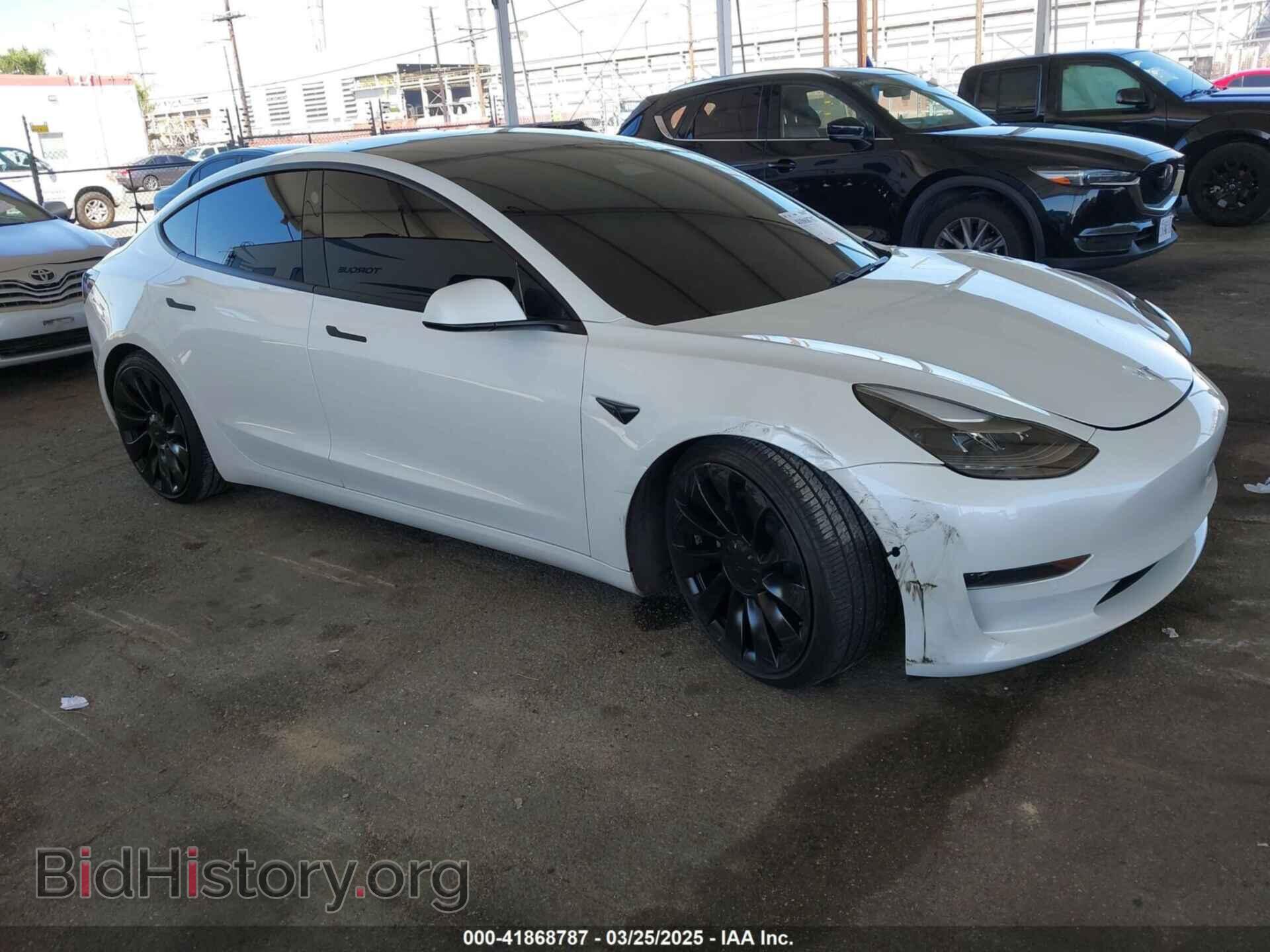 Photo 5YJ3E1EA1MF997104 - TESLA MODEL 3 2021