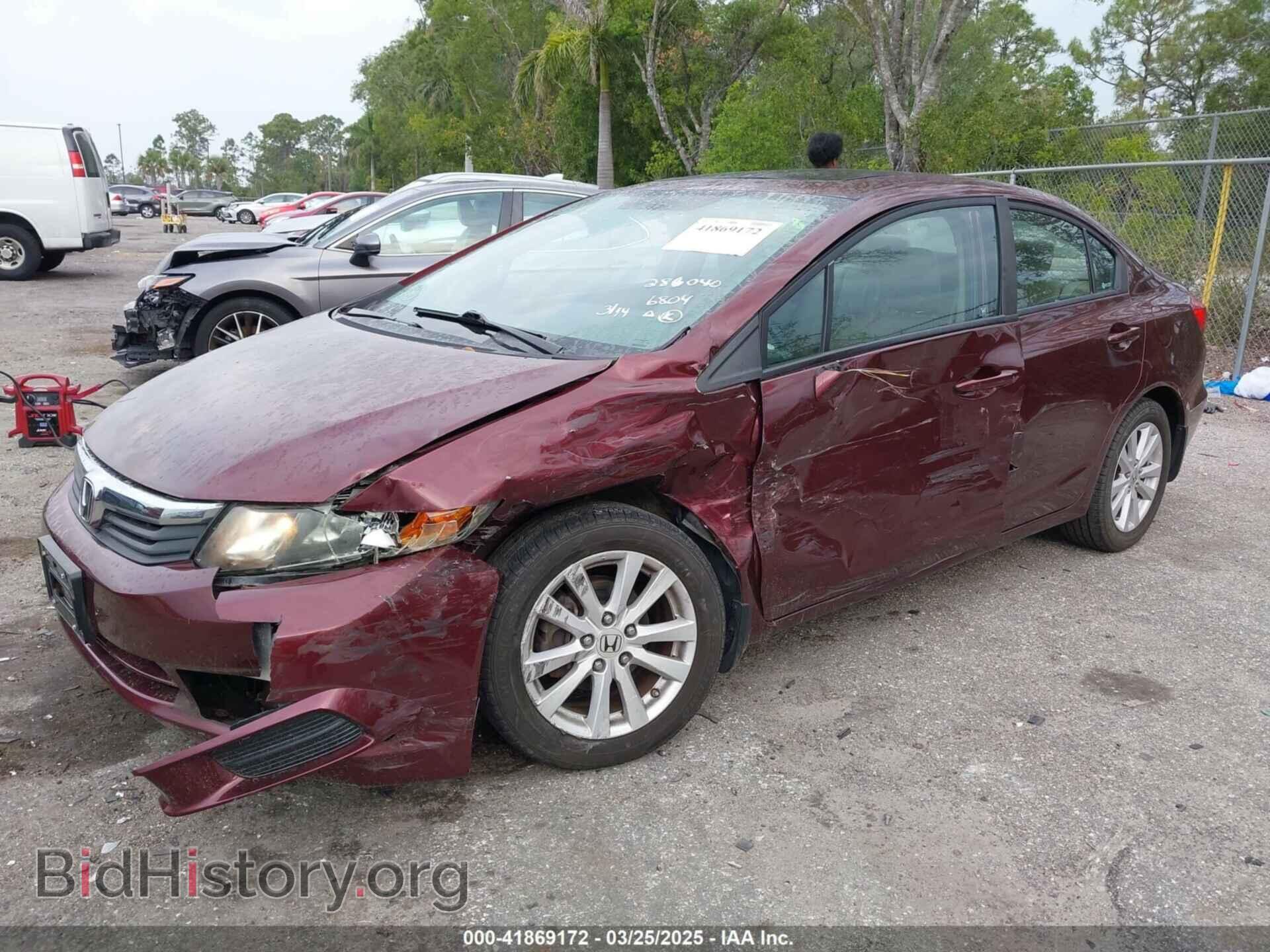 2012 HONDA CIVIC - VIN: 19XFB2F93CE066804 - Фото 2