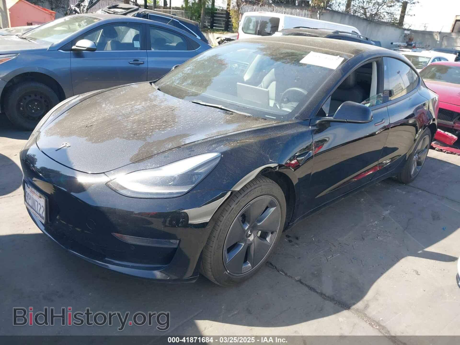 2022 TESLA MODEL 3 - VIN: 5YJ3E1EB3NF133844 - Фото 2