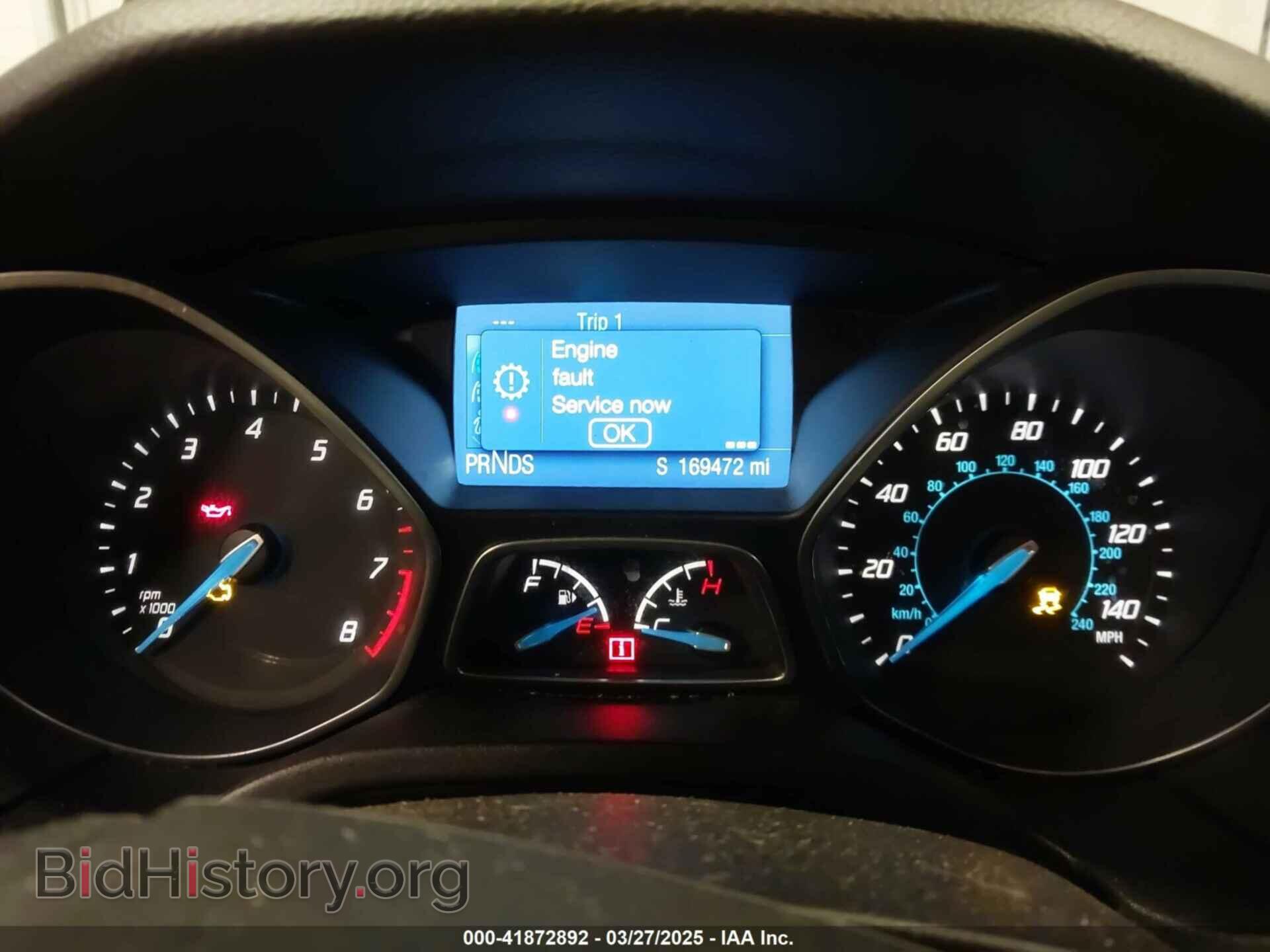 2014 FORD FOCUS - VIN: 1FADP3K26EL337345 - Фото 7
