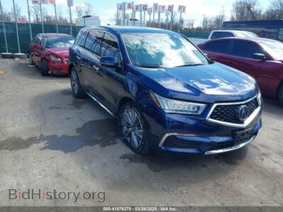 2015 Acura MDX Advance PKG W/Entertainment PKG, синий — VIN 5FRYD4H80FB003921, IAAI