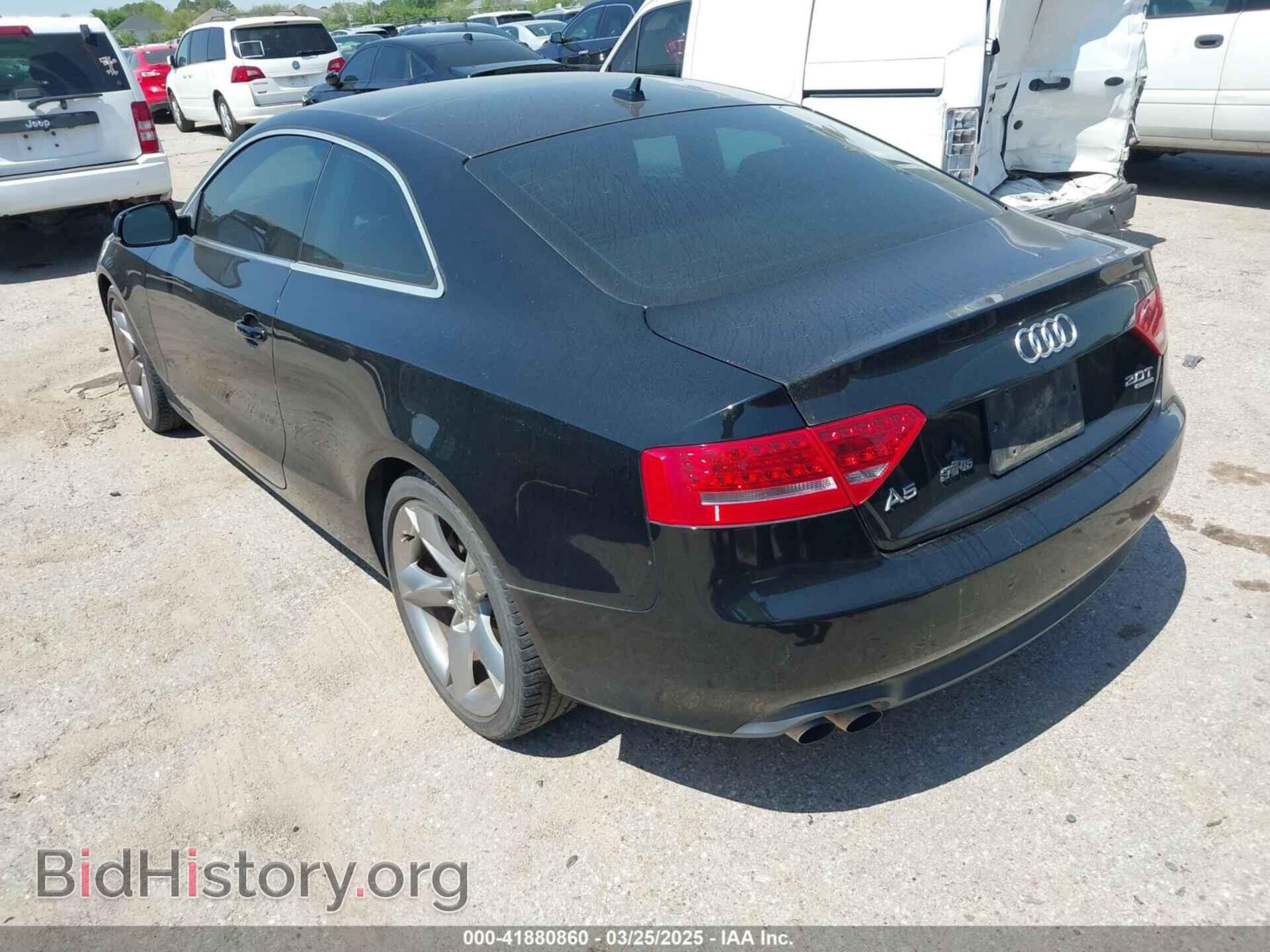 2012 AUDI A5 - VIN: WAULFAFR9CA016281 - Фото 3