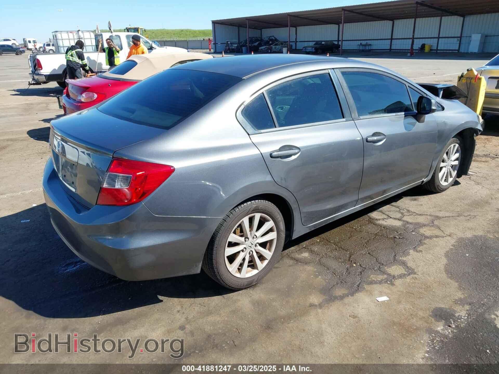 2012 HONDA CIVIC - VIN: 2HGFB2F85CH307727 - Фото 4