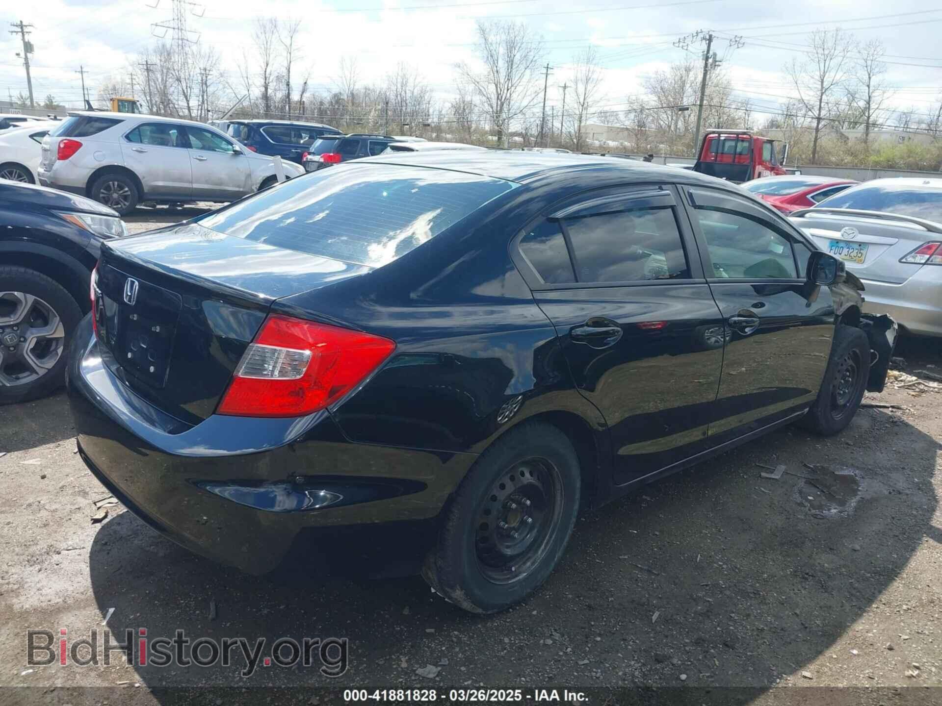 2012 HONDA CIVIC - VIN: 19XFB2F53CE109857 - Фото 4