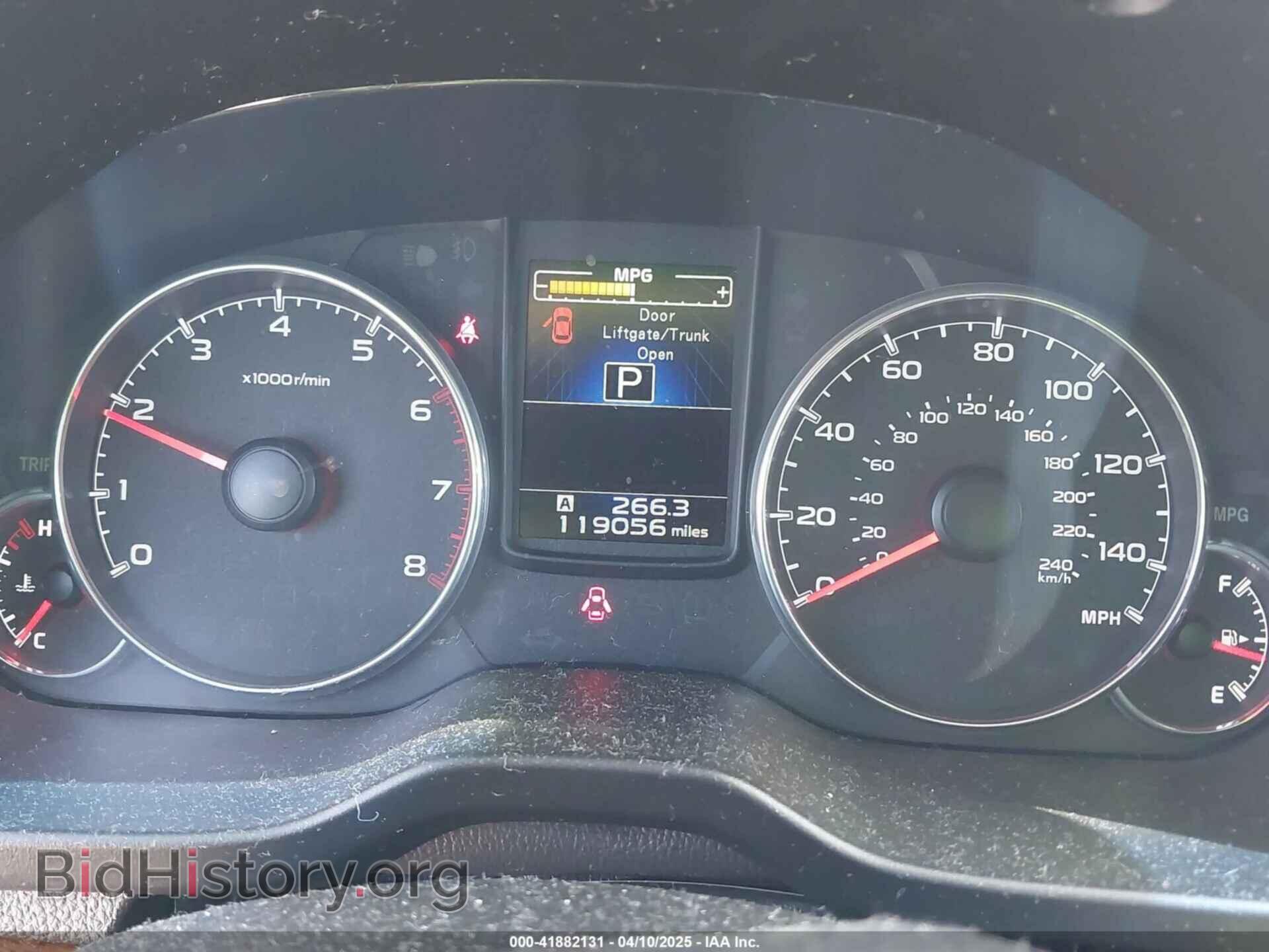 2014 SUBARU OUTBACK - VIN: 4S4BRCLC8E3300070 - Фото 7