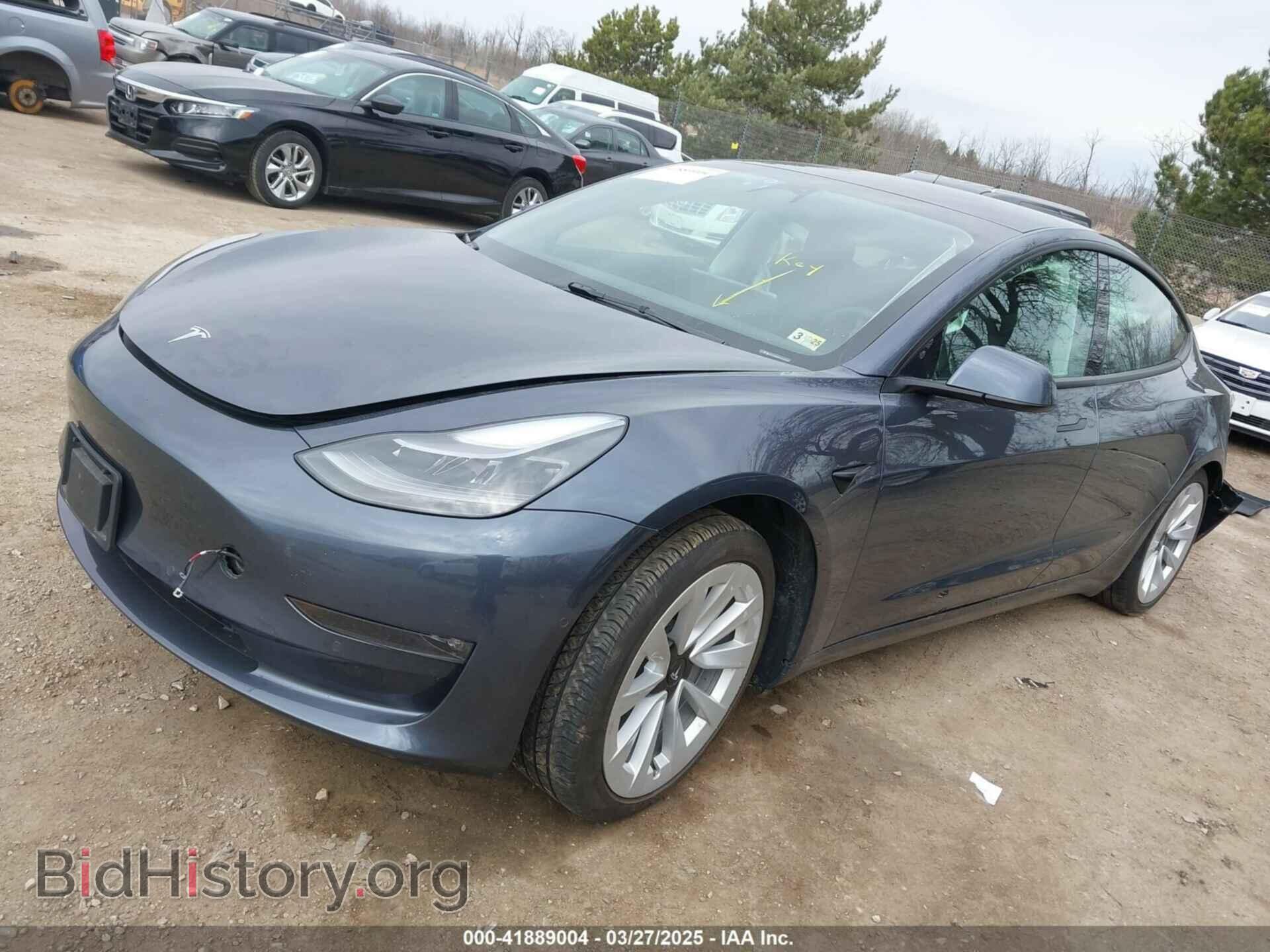 2022 TESLA MODEL 3 - VIN: 5YJ3E1EB3NF320646 - Фото 2