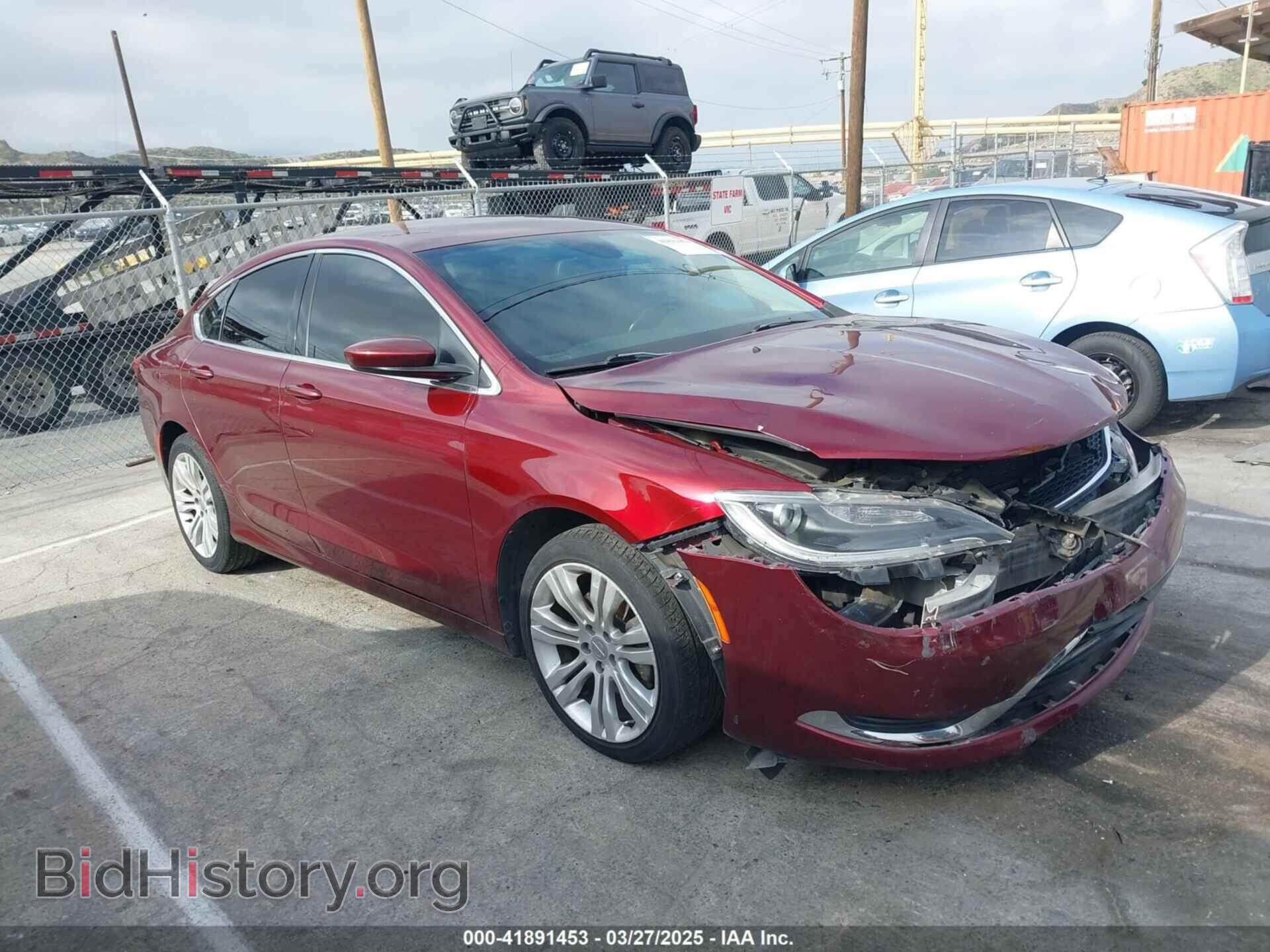 Фотография 1C3CCCAB0GN134935 - CHRYSLER 200 2016