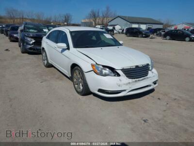 2012 Chrysler 200 Touring, white — VIN 1C3CCBBB1CN222038, IAAI