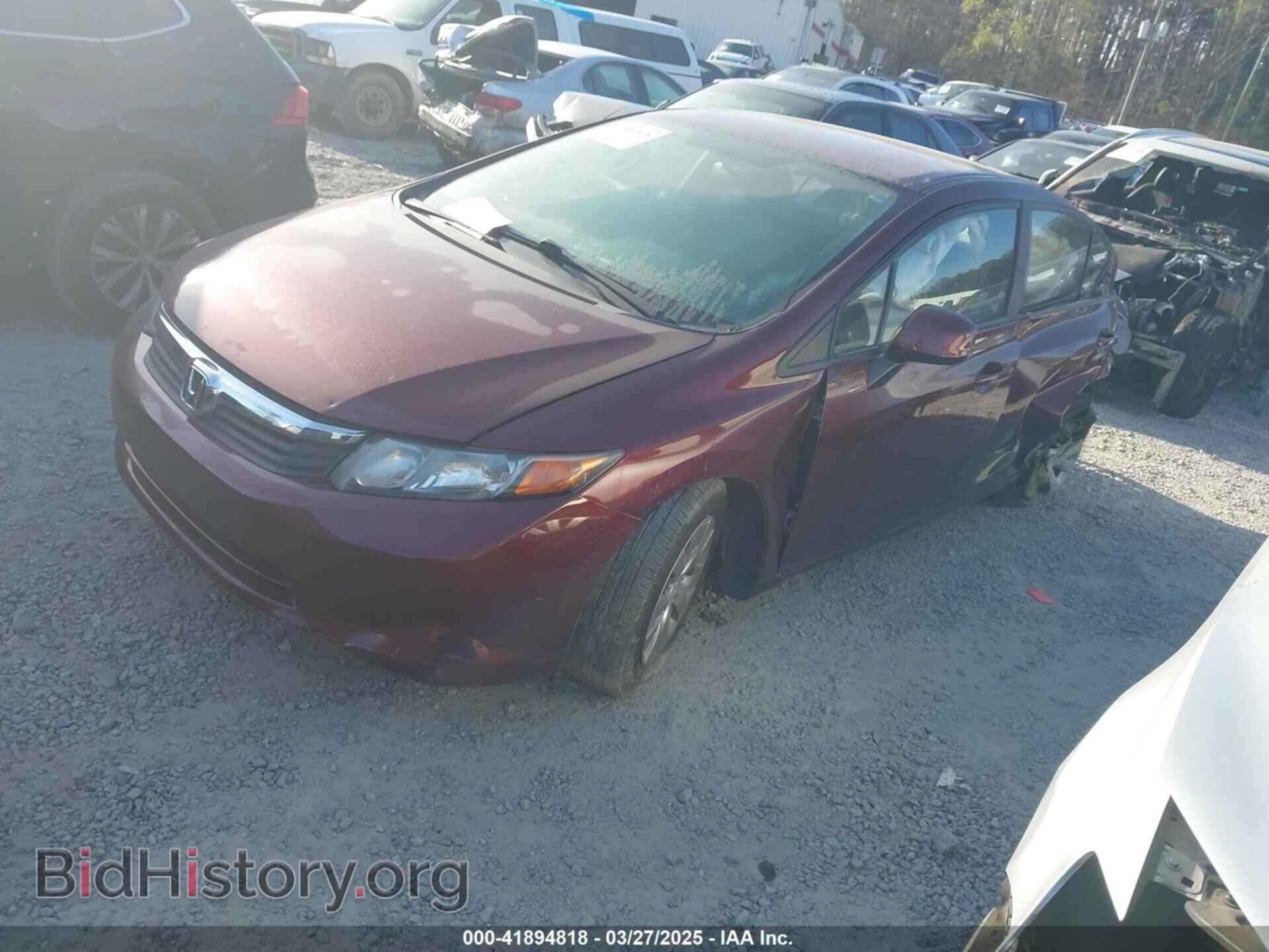 2012 HONDA CIVIC - VIN: 19XFB2F59CE074502 - Фото 2
