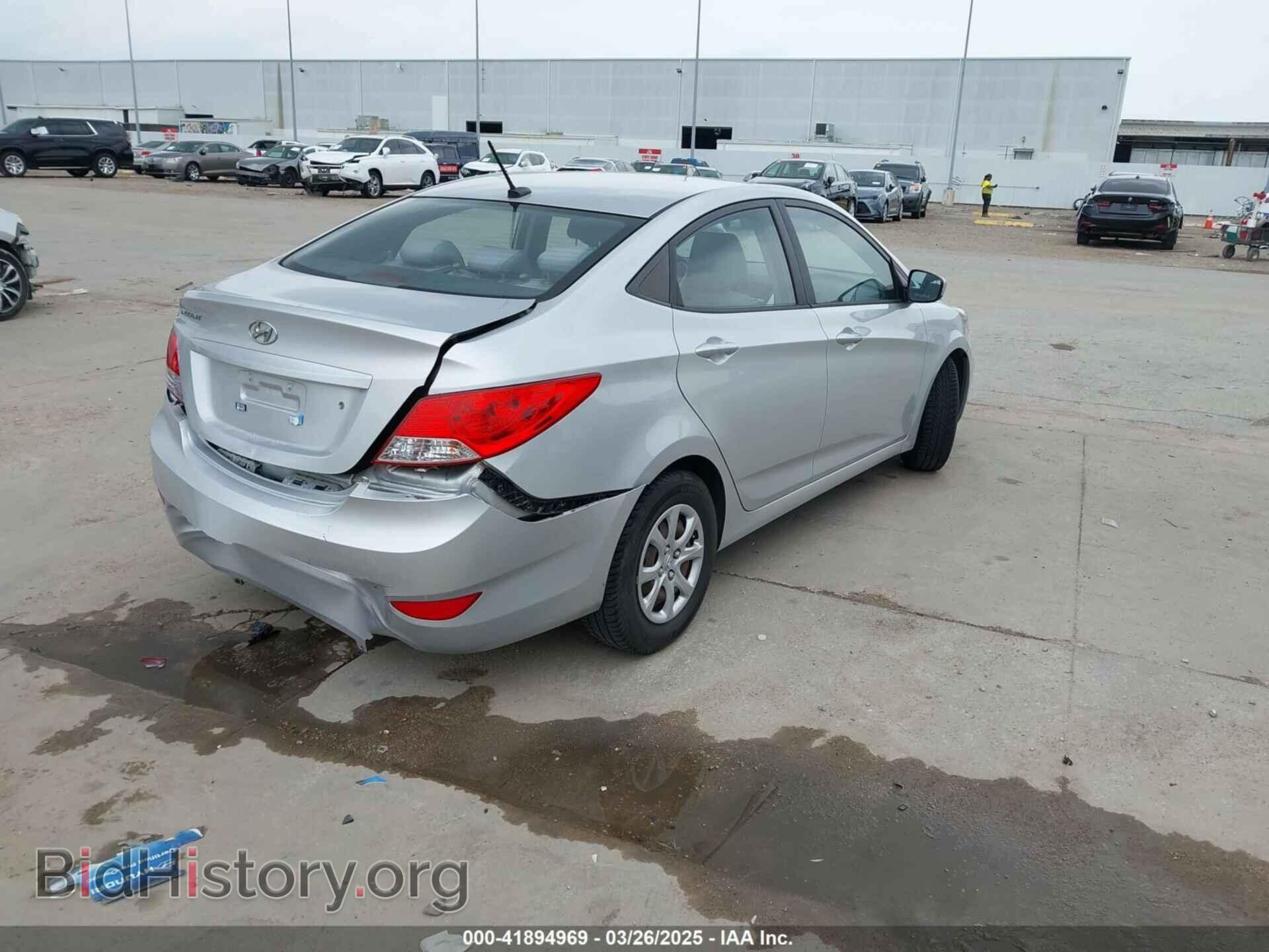 2013 HYUNDAI ACCENT - VIN: KMHCT4AE2DU469283 - Фото 4